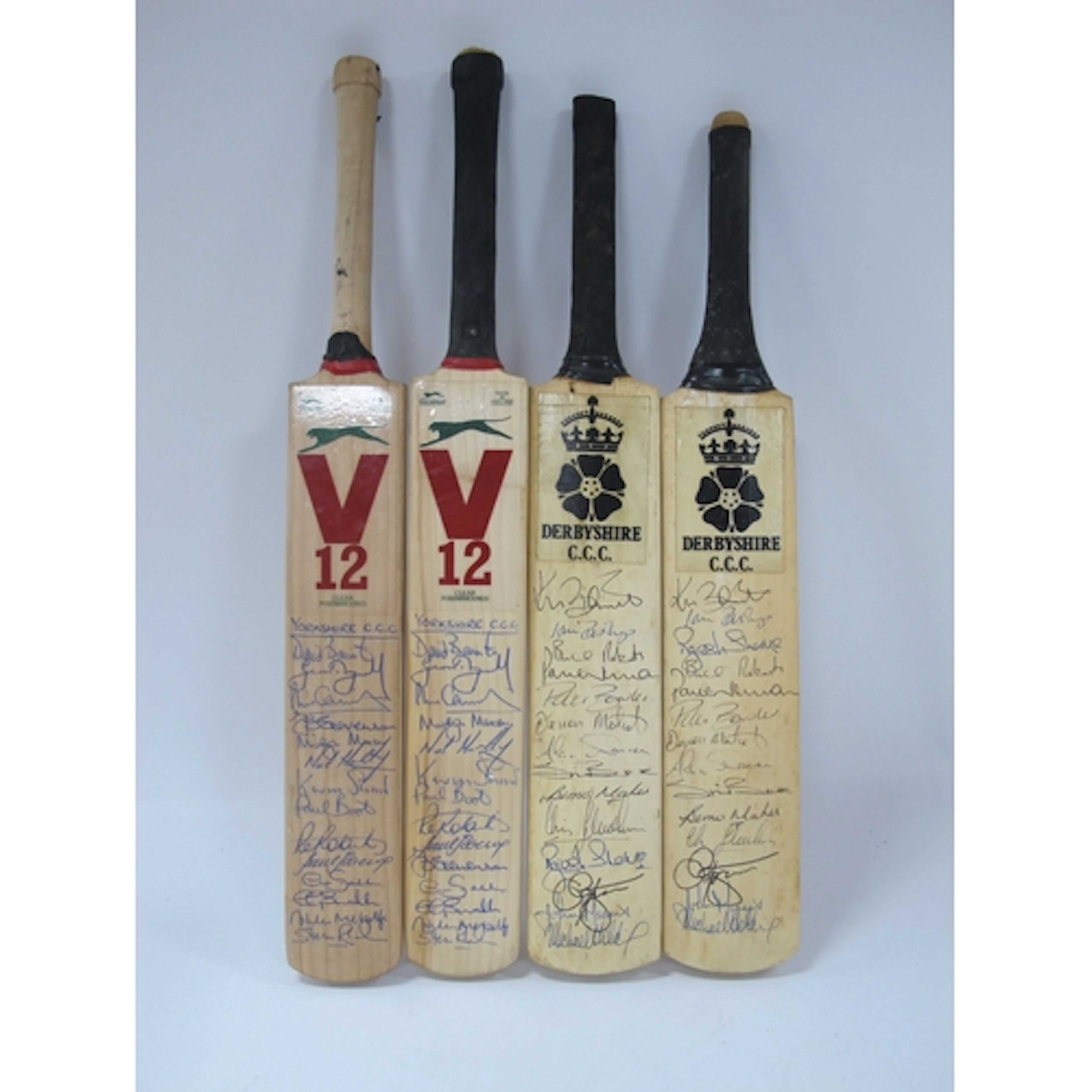 Derbyshire & Yorkshire Cricket Autographs, including Holding...