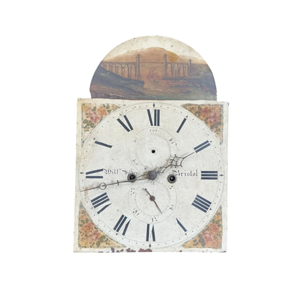 An early 19th century mahogany longcase clock width 54cm, de...