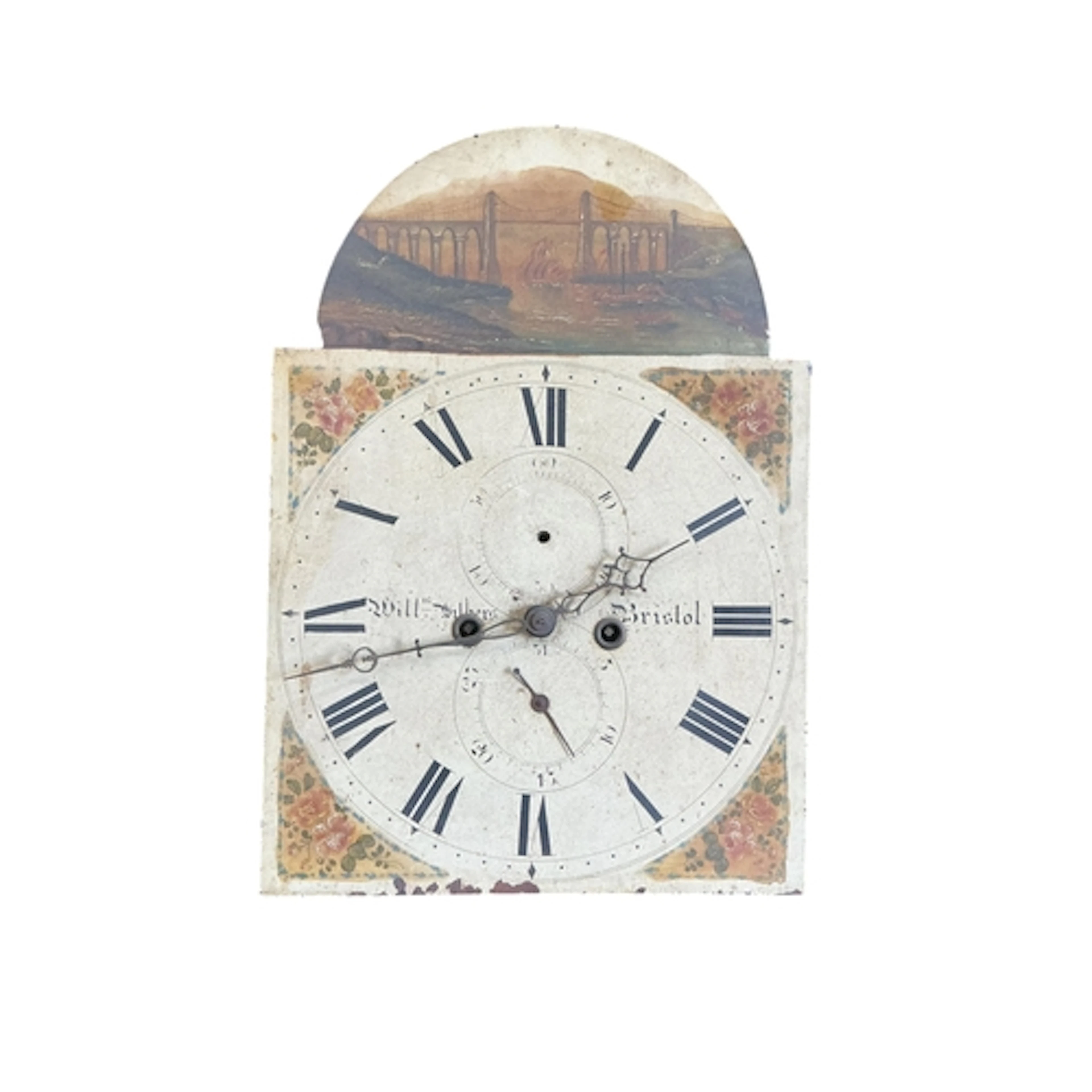 An early 19th century mahogany longcase clock width 54cm, de...