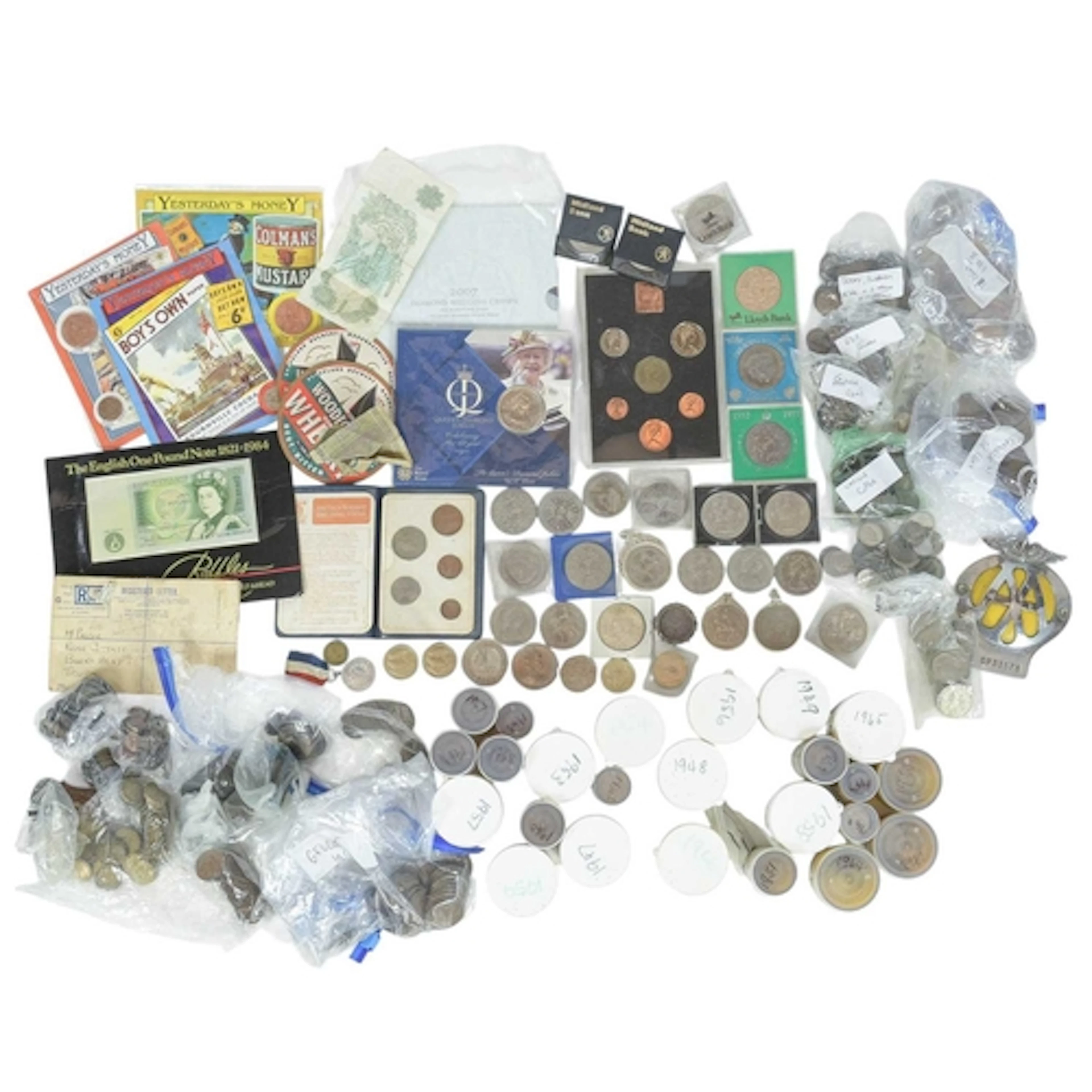 Great Britain and World Coinage. A mixed lot including a lar...