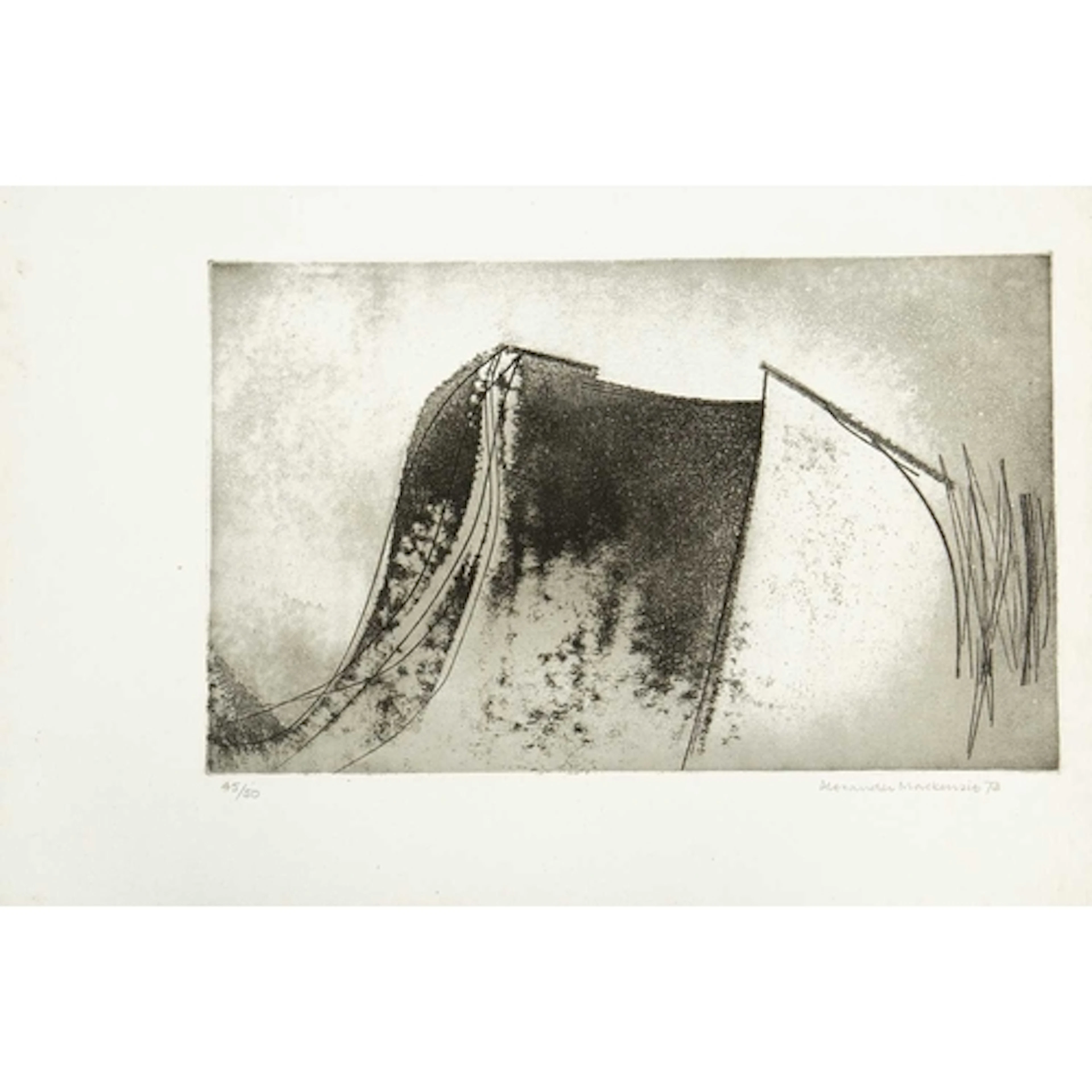 § Alexander MACKENZIE (1923-2002) Untitled Landscape (1973) ...