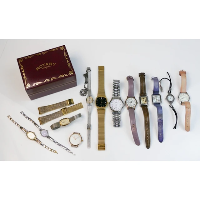 A selection of wristwatches