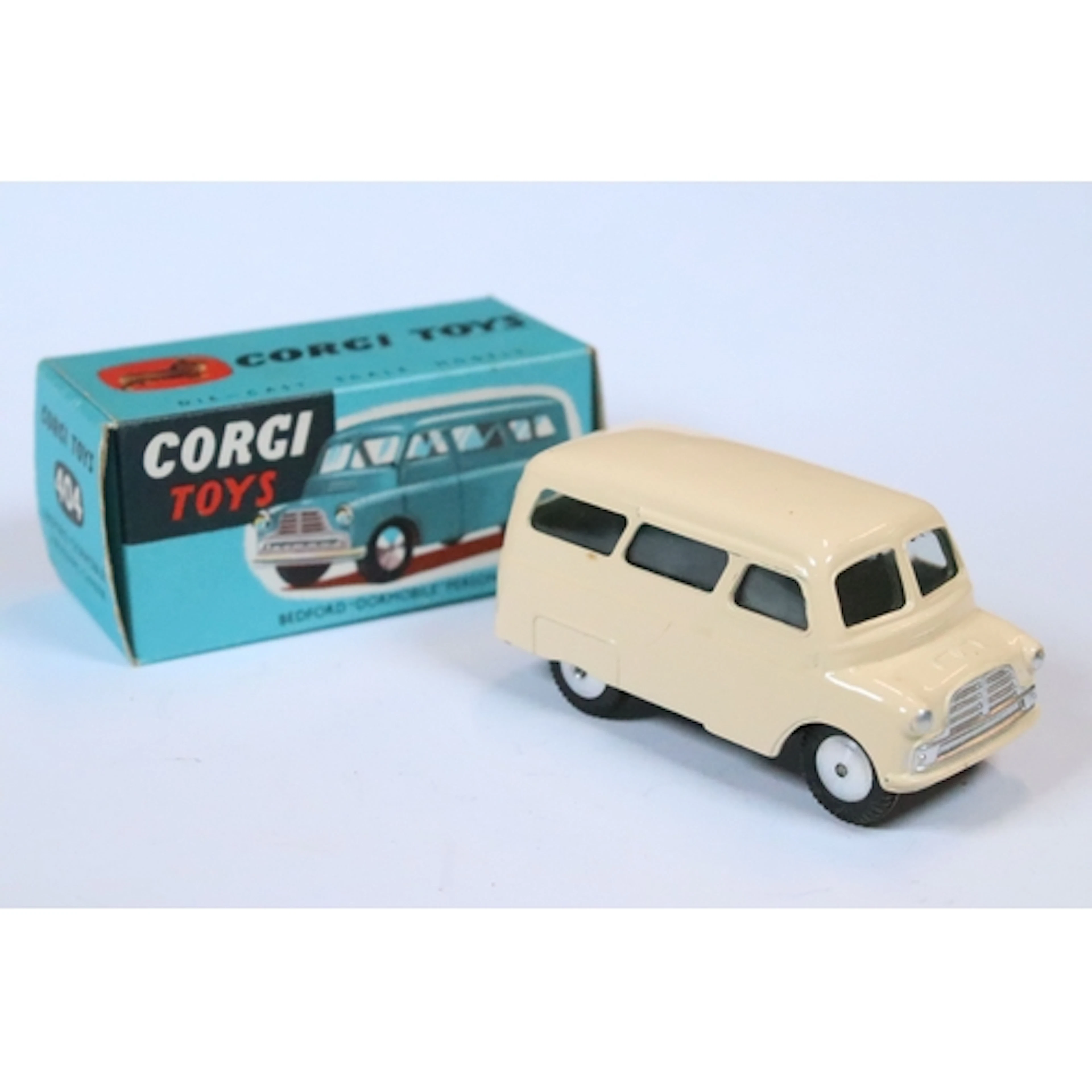 Boxed Corgi 404 Bedford Dormobile Personnel Carrier diecast ...
