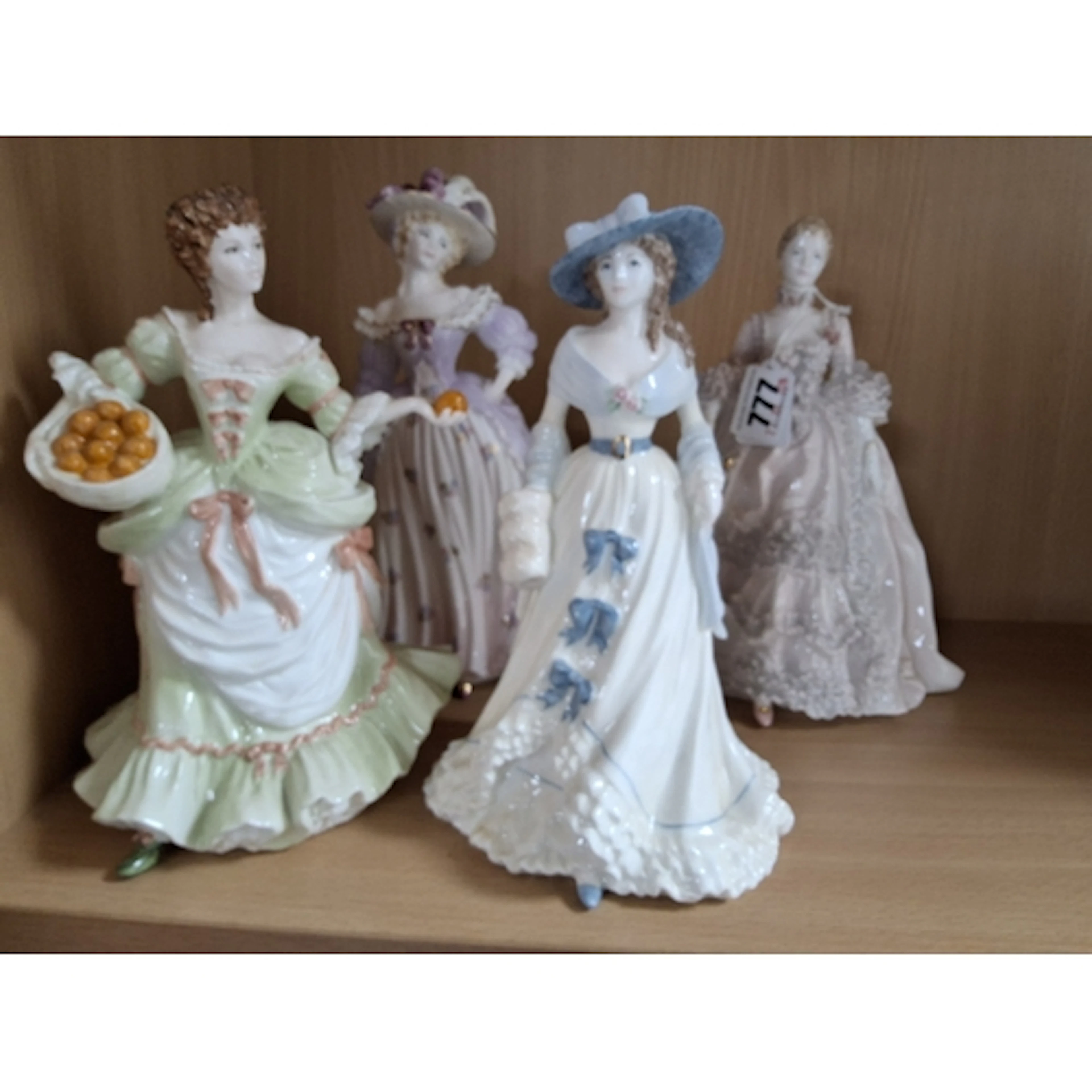 FOUR COALPORT 'FEMMES FATALES' FIGURINES comprising 'Emma Ha...