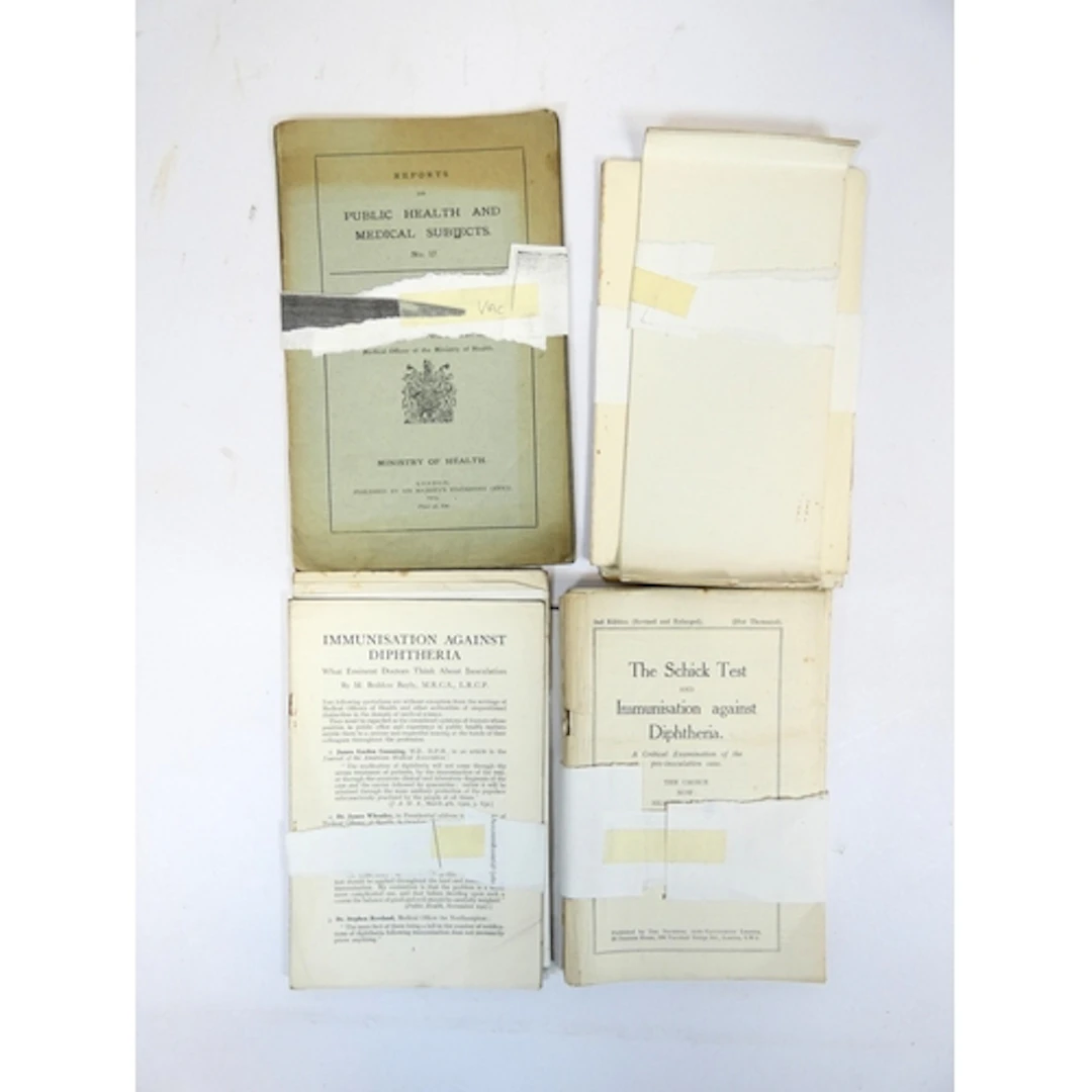 Pamphlets. Small collection of pamphlets relating...