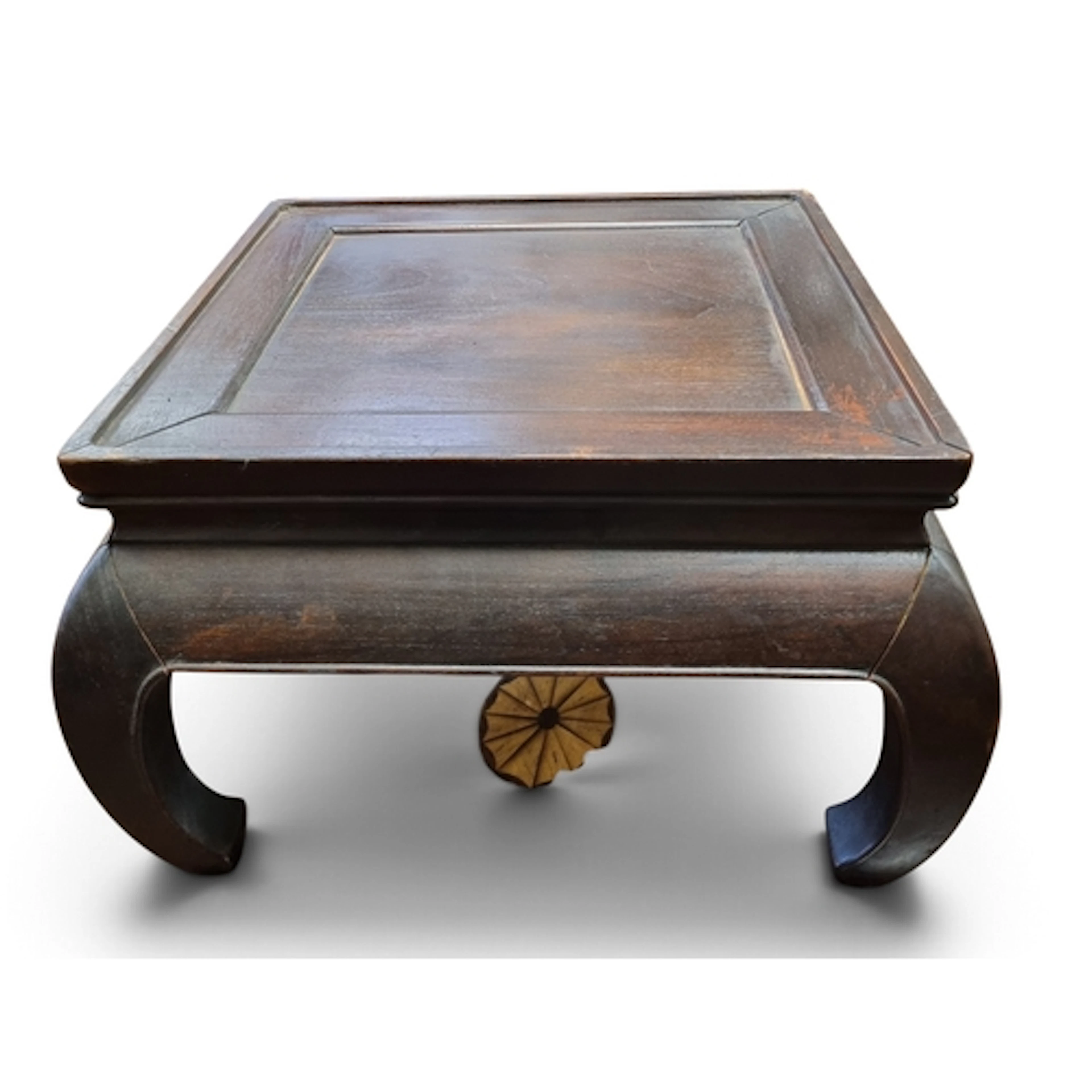 A 20th Century Oriental Hardwood Urn Table. D 44 H 30 cm app...