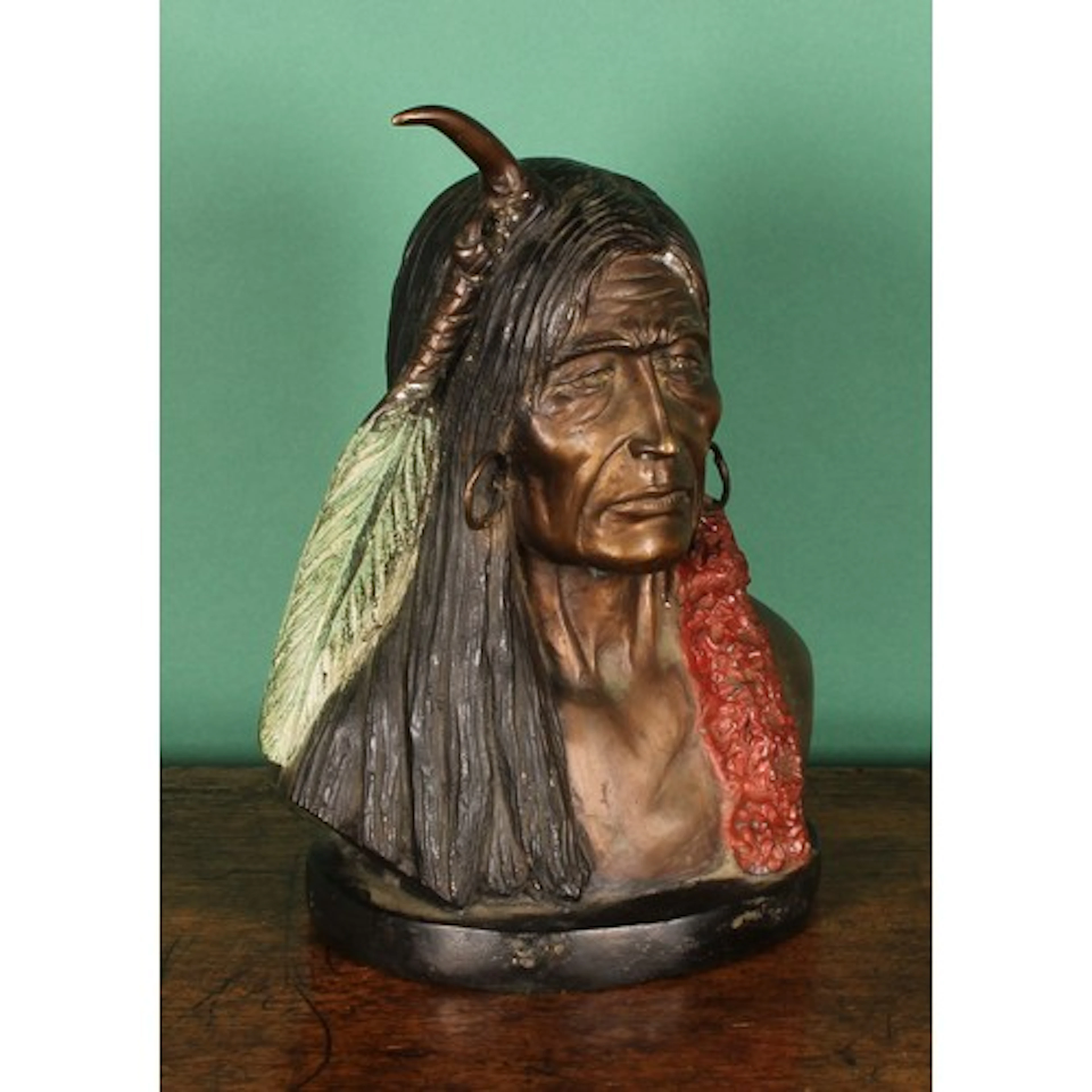 After Charles Marion Russell (1864-1926), a bronze bust, of ...