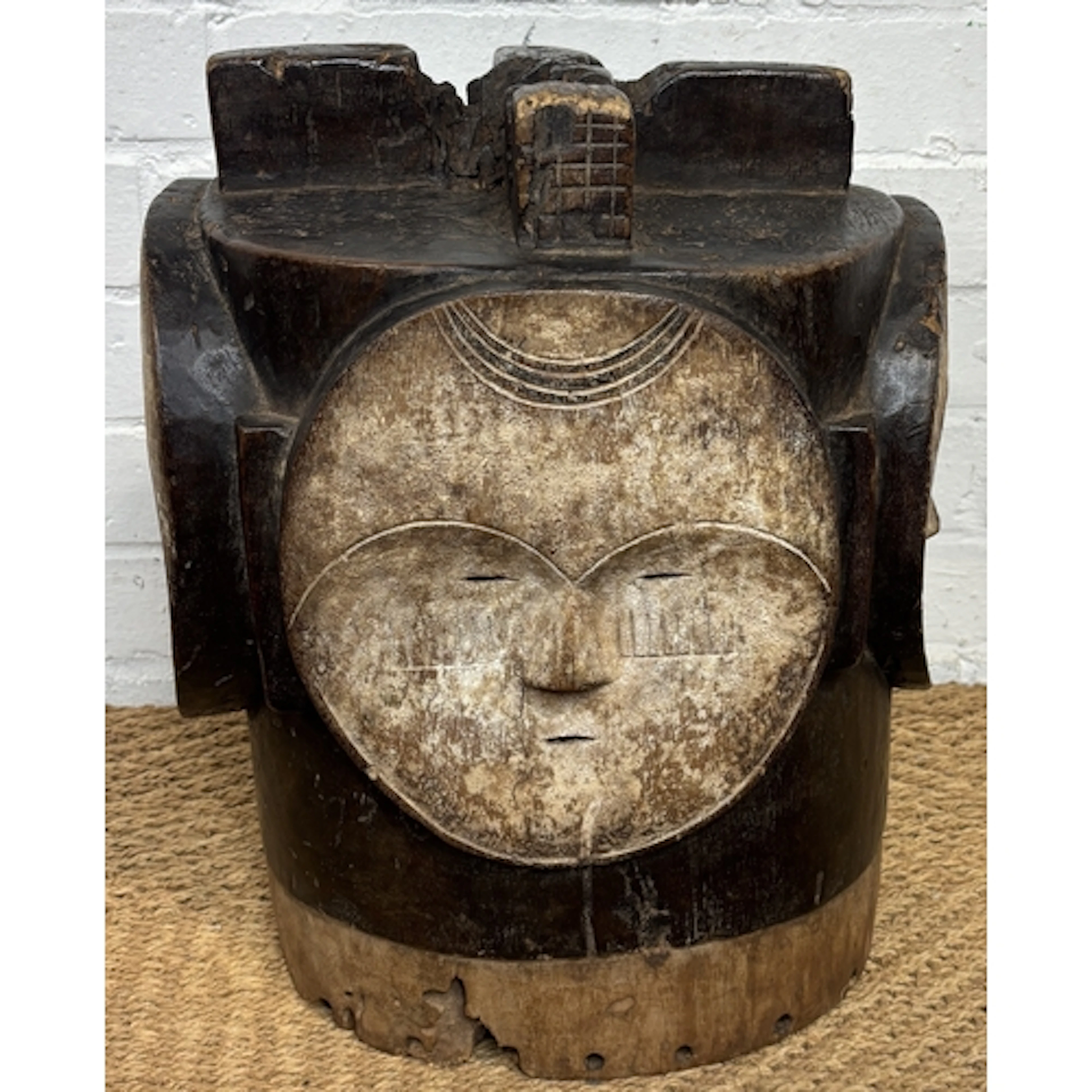 FOUR FACED FANG MASK FROM GABON 41cm Tall