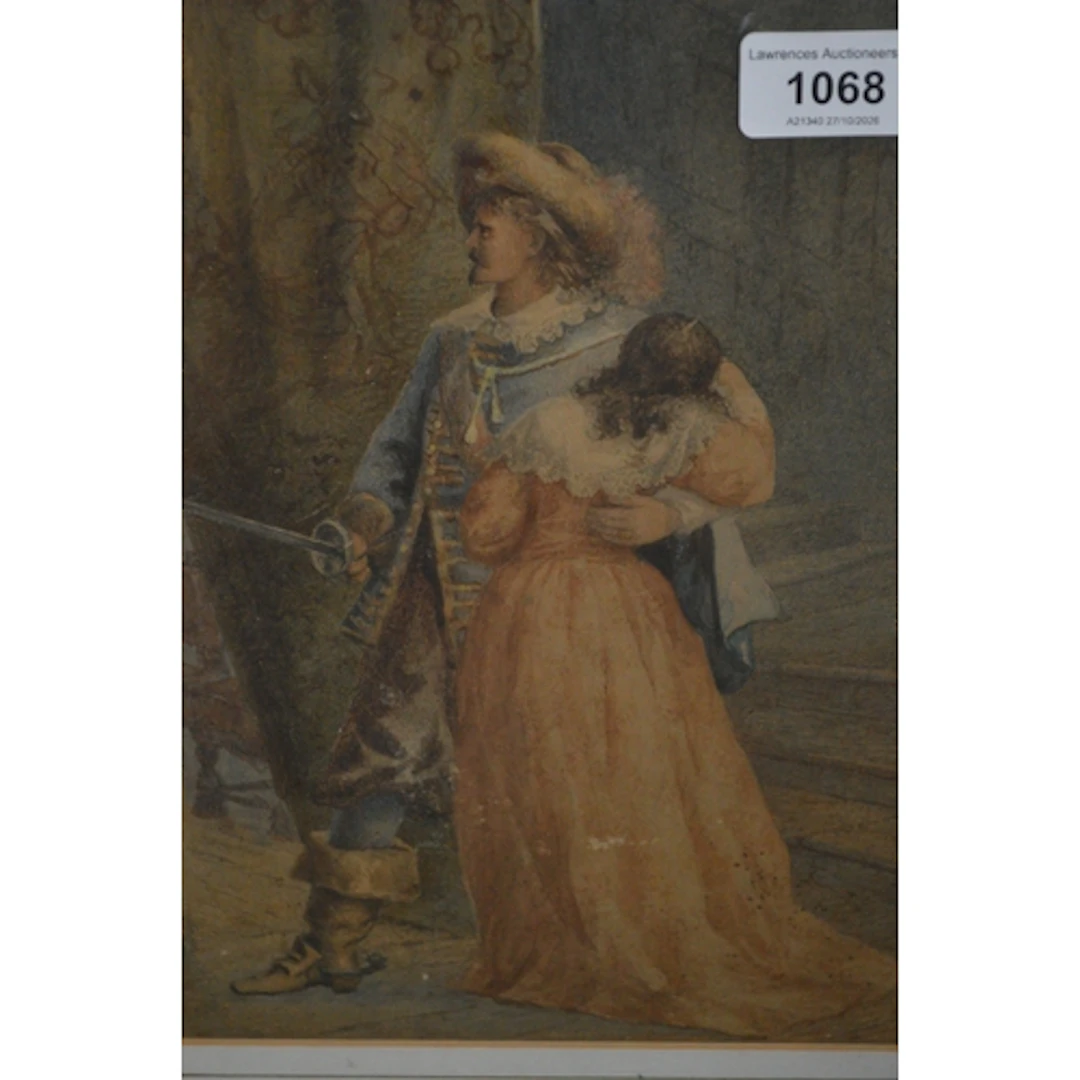 Attributed to Florence Maplestone, watercolour, portrait of ...