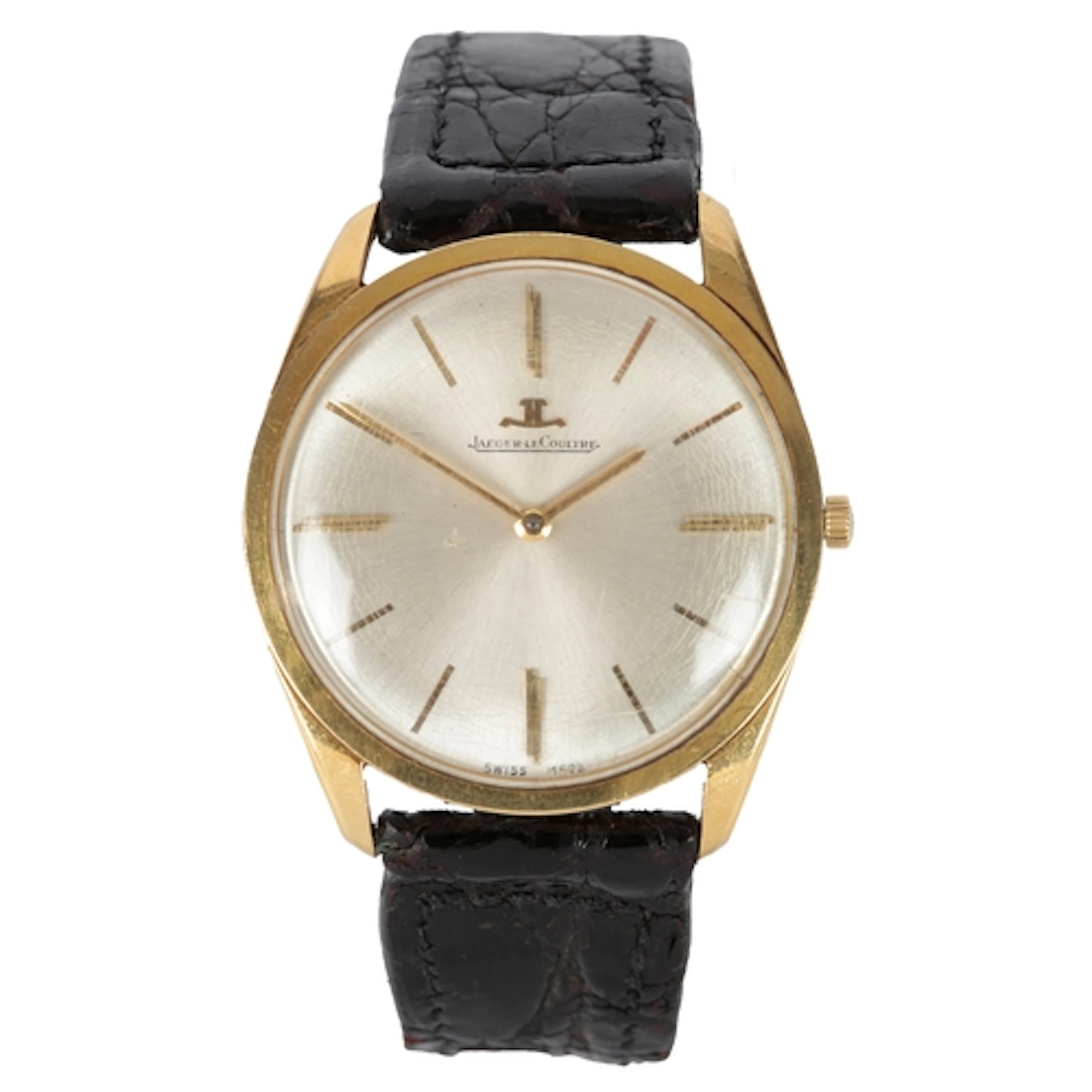 A gentleman's mid 20th century 18ct gold Jaeger LeCoultre ma...
