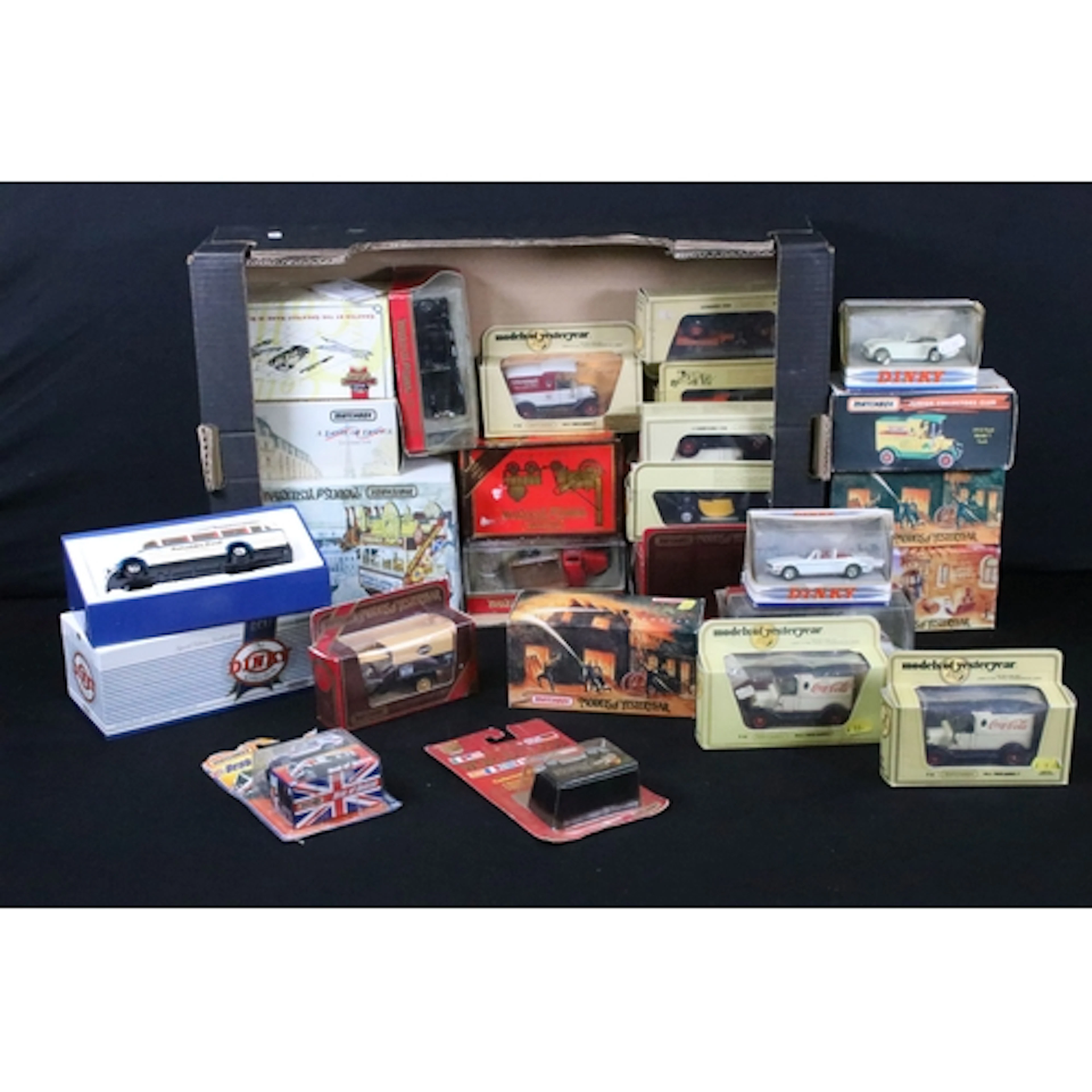 27 Boxed Matchbox diecast models to include 21 x Models Of Y...