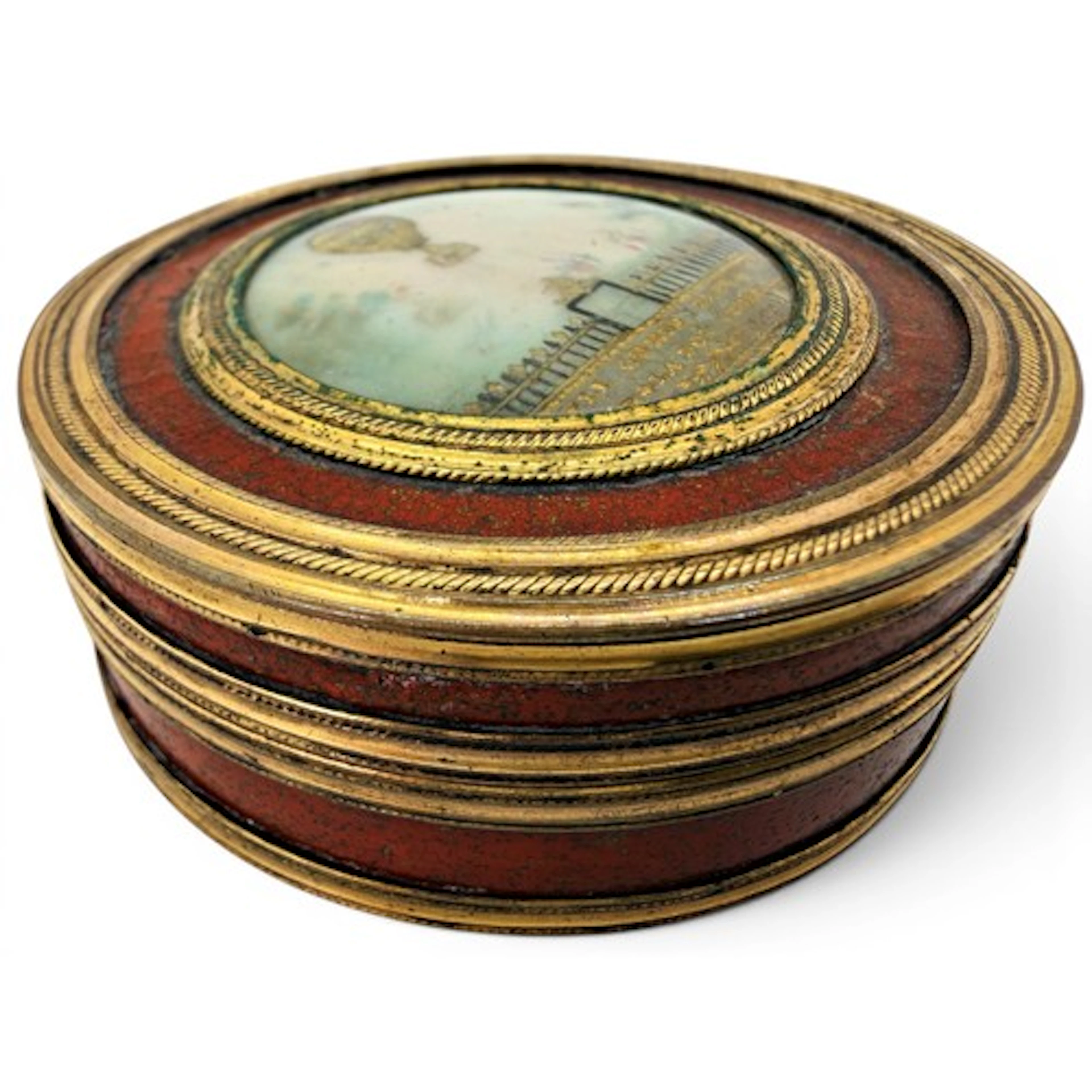 Early balloon flight interest. A scarce 18th century souveni...
