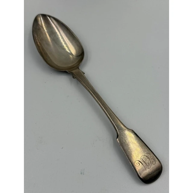 A George III silver tablespoon, hallmarked for London 1816 p...
