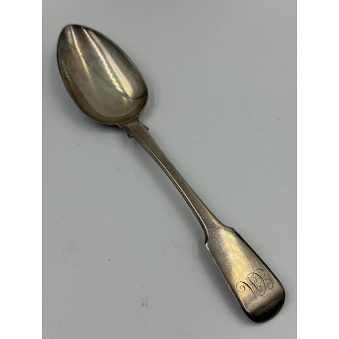 A George III silver tablespoon, hallmarked for London 1816 p...