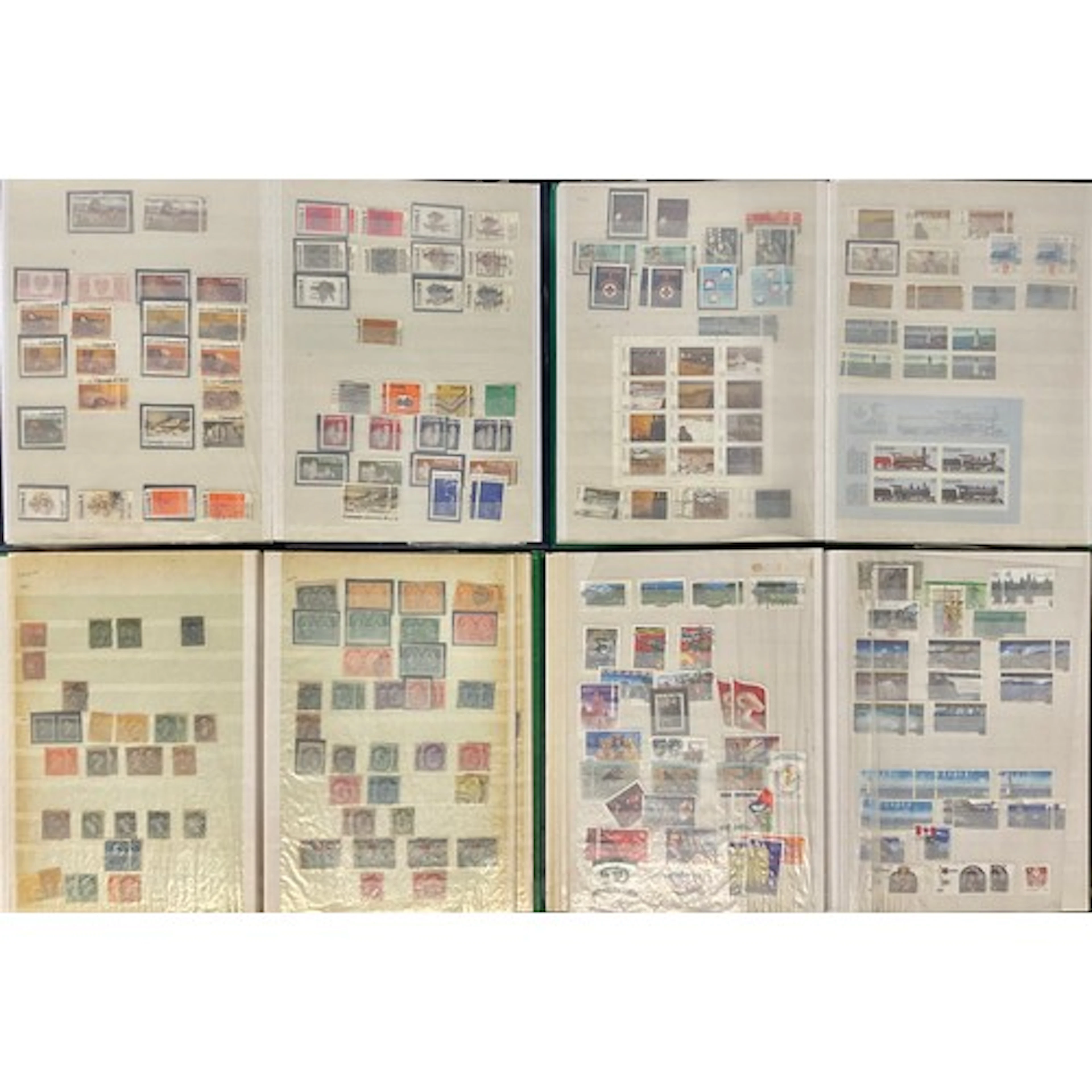 Stamps : Canada & Provinces collection in 4 stockbooks, mint...