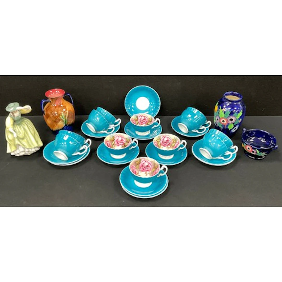 Decorative Ceramics - a part Aynsley fine bone china pink ca...