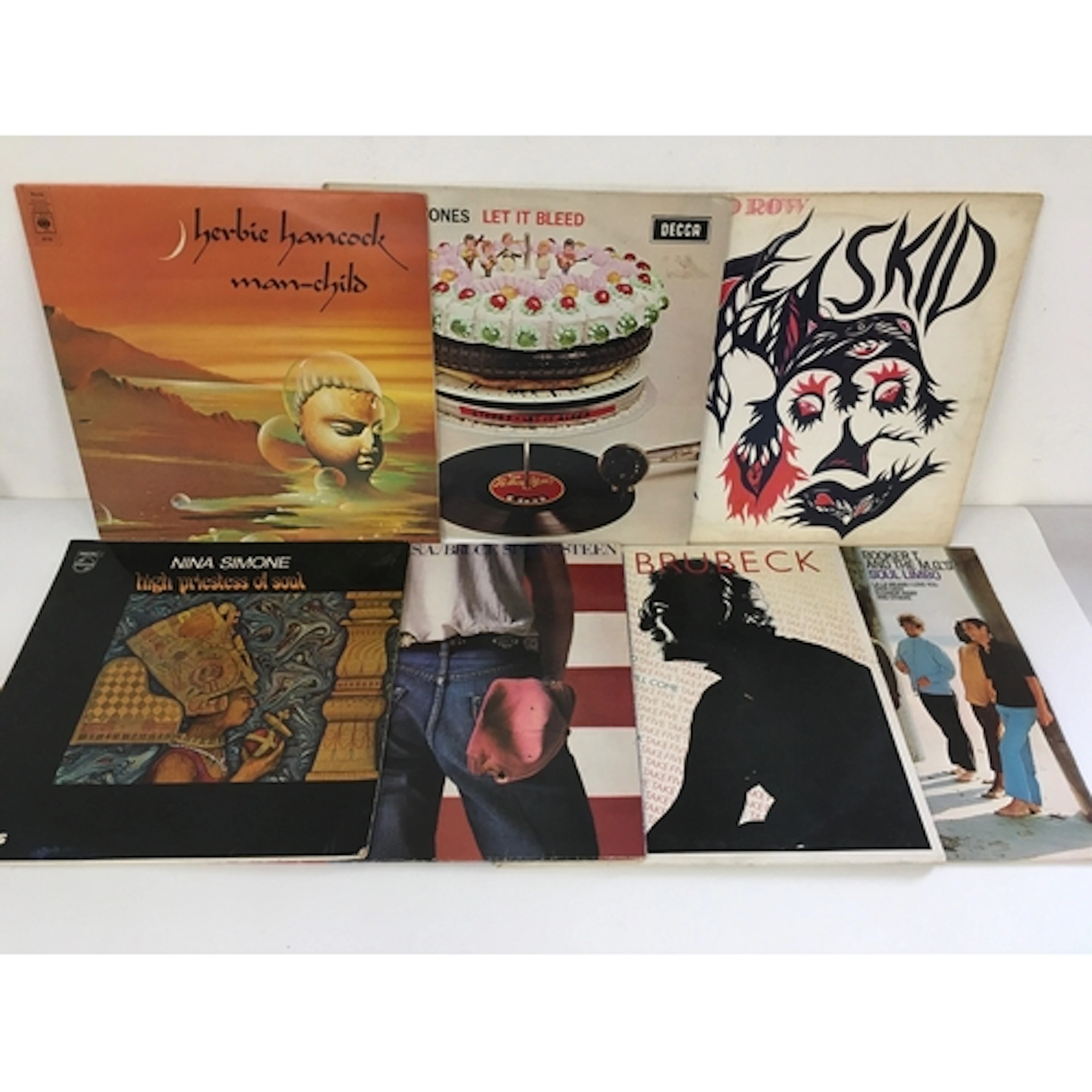 Fifteen LPs by various artists including Bruce Springsteen, ...
