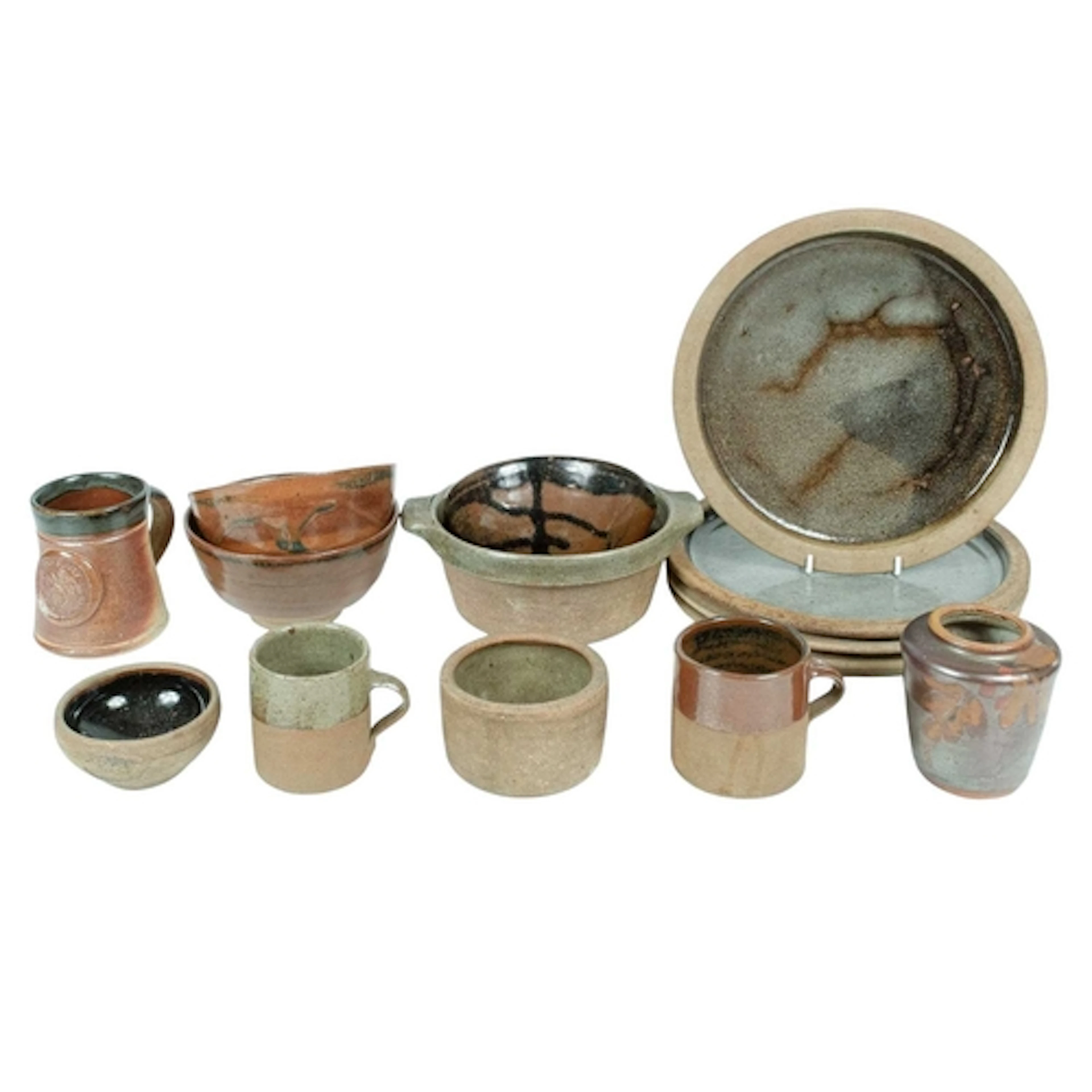 § A collection of Leach Pottery Standard Ware and other stud...