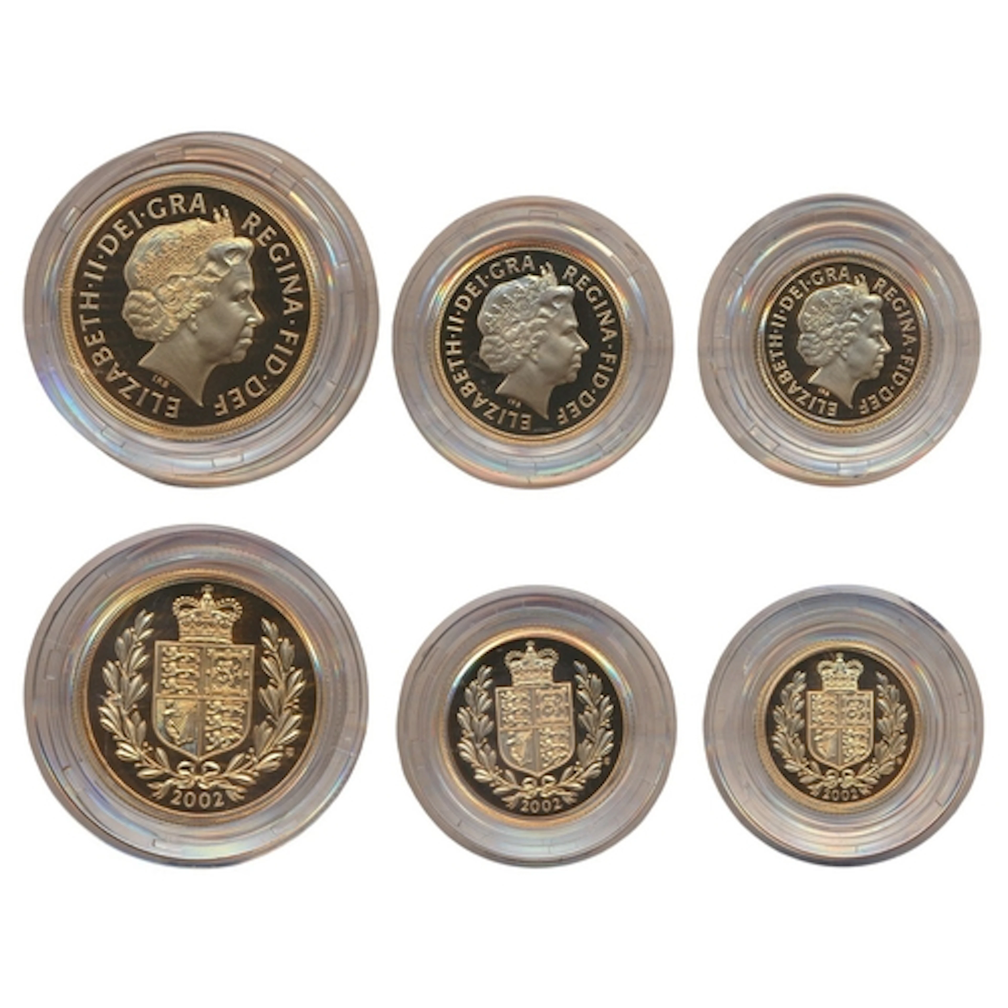Investment Gold Lot - Documents Required. 2002 sovereign set...