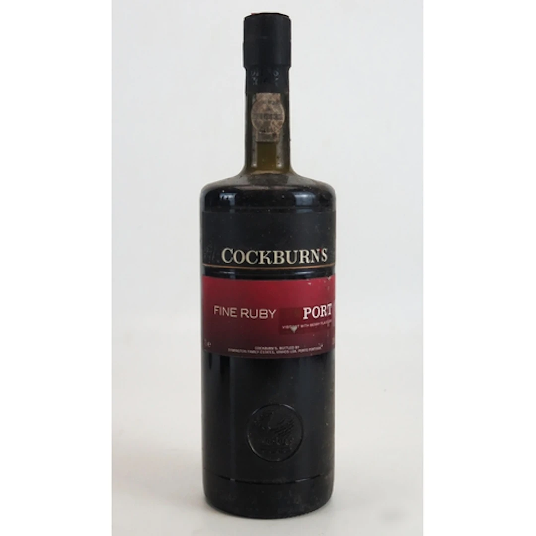 1 Litre bottle of Cockburn's Fine Ruby Port. ALCOHOL IS SOLD...