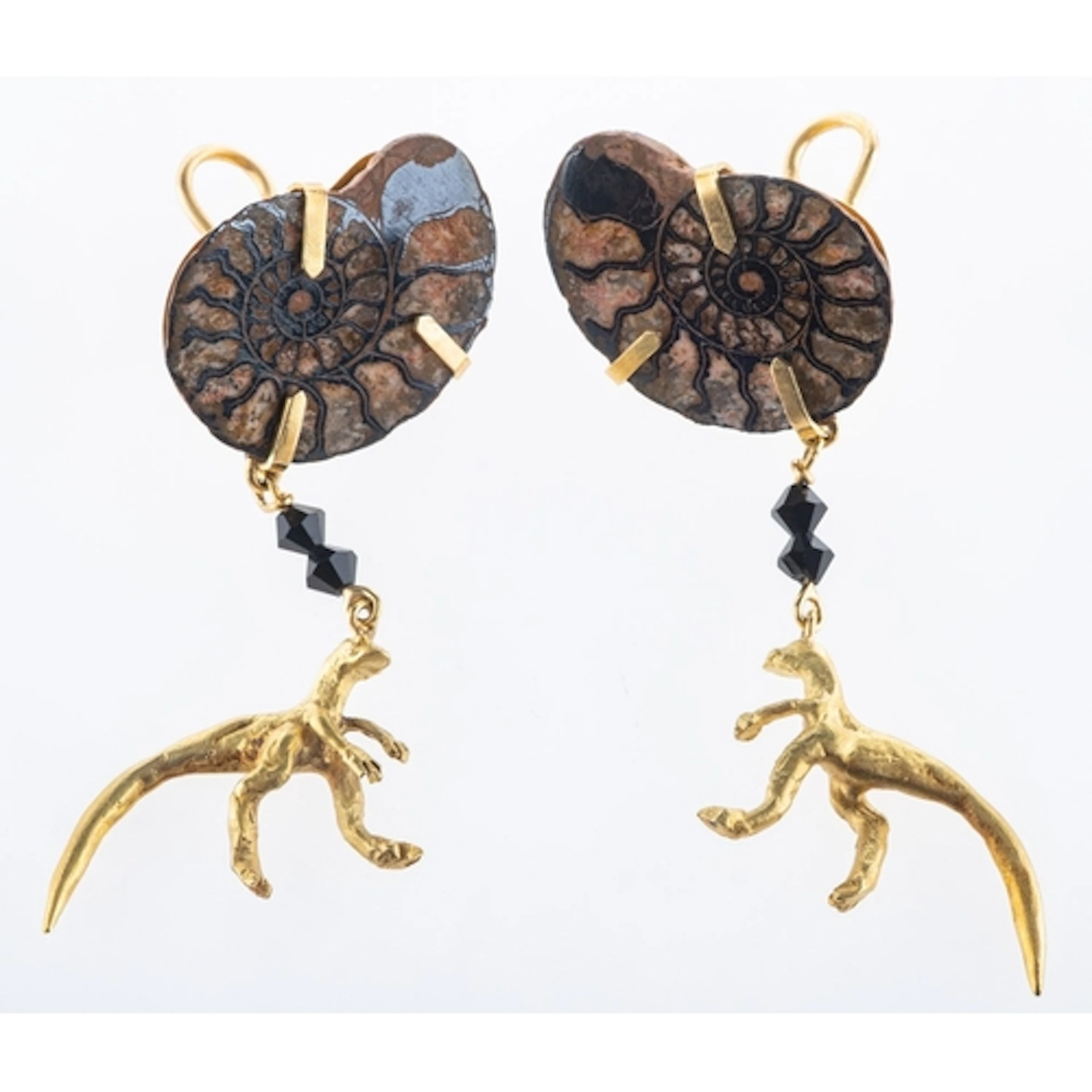 Penny Alavoine, British Designer. Ammonite and antique Frenc...