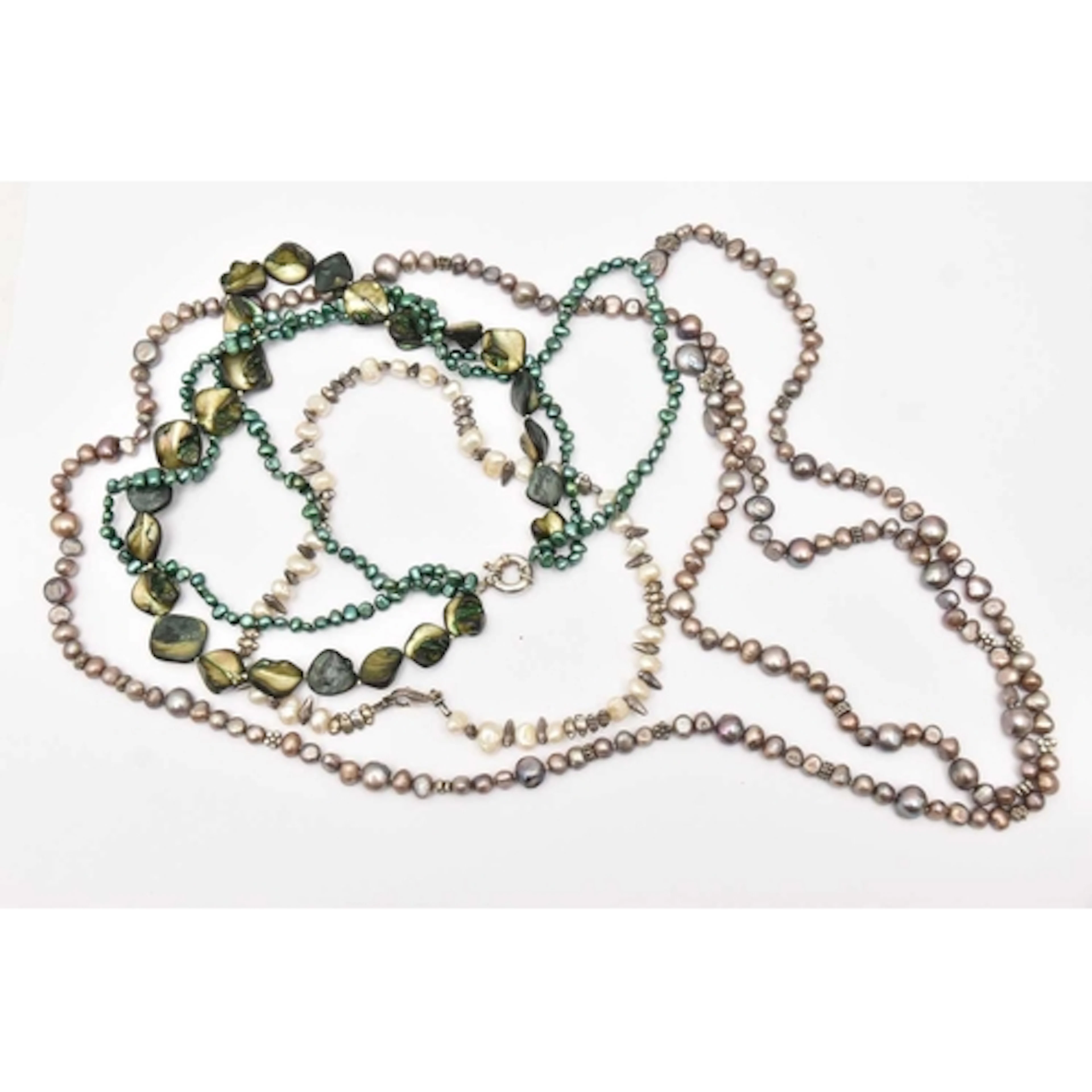THREE CULTURED PEARL NECKLACES, one missing clasp will requi...