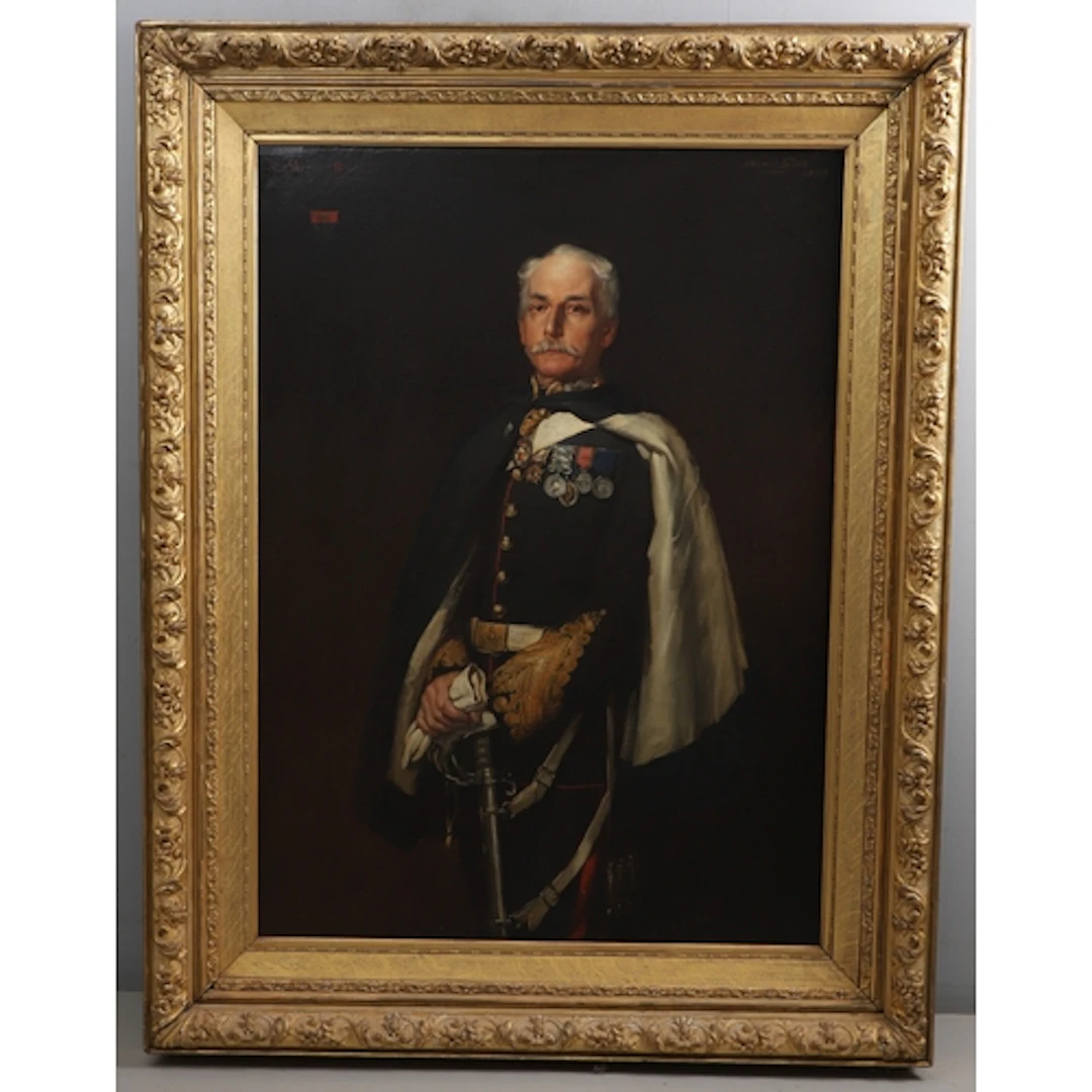 ROBERT II GIBB (1845-1932). PORTAIT OF SIR PETER ARTHUR HALK...