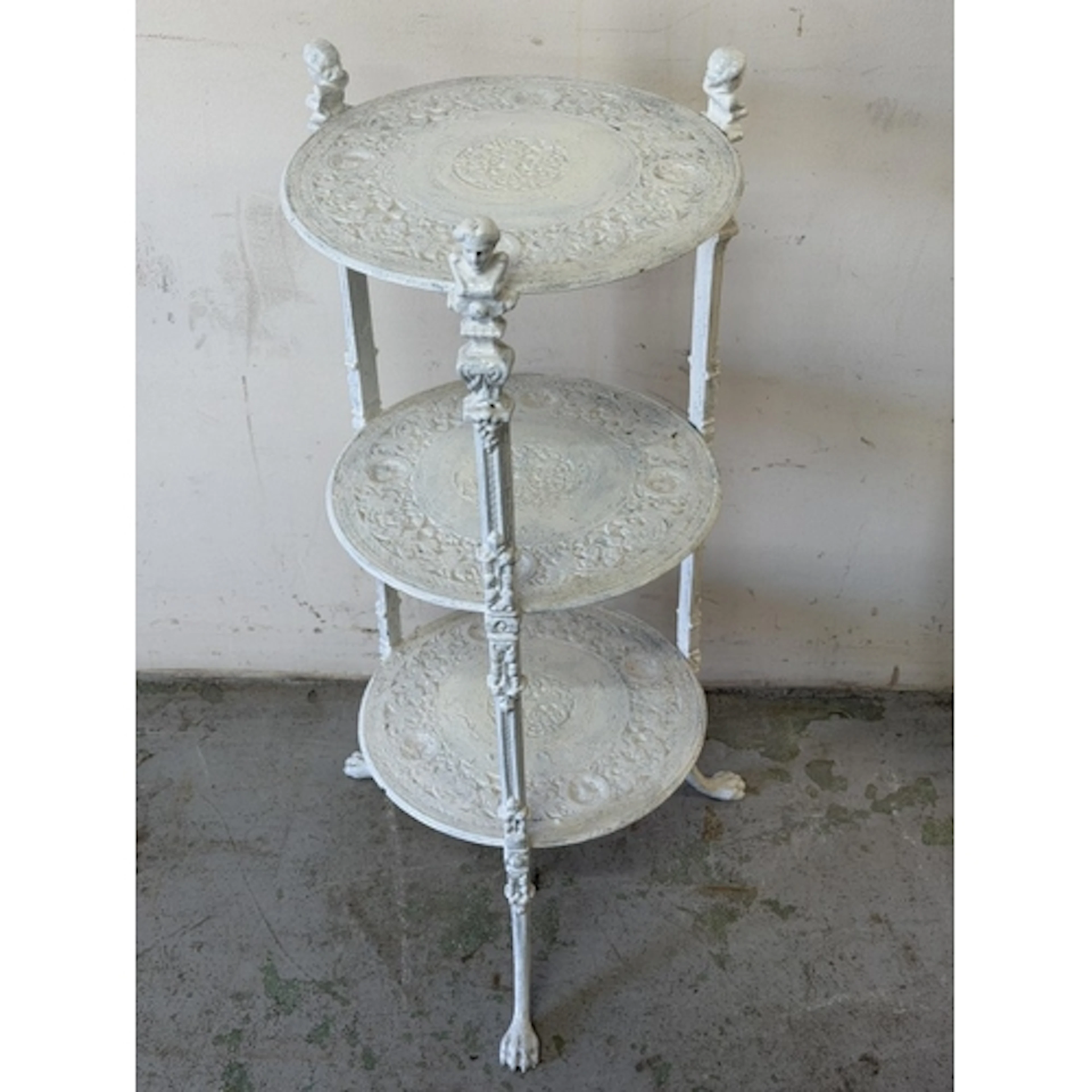 A three tier plant stand