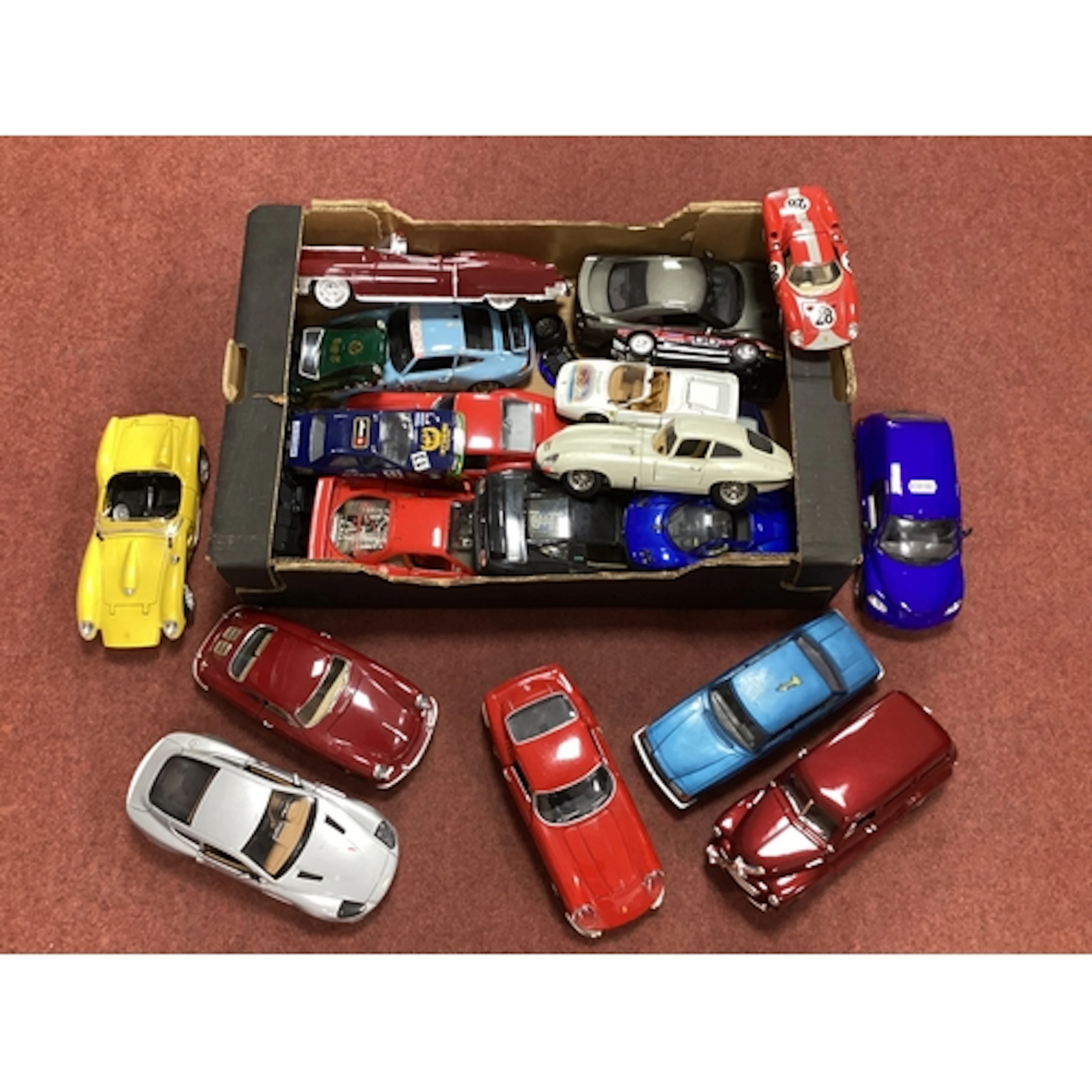 Approximately Twenty 1:18 / 1:24 scale and similar Diecast m...