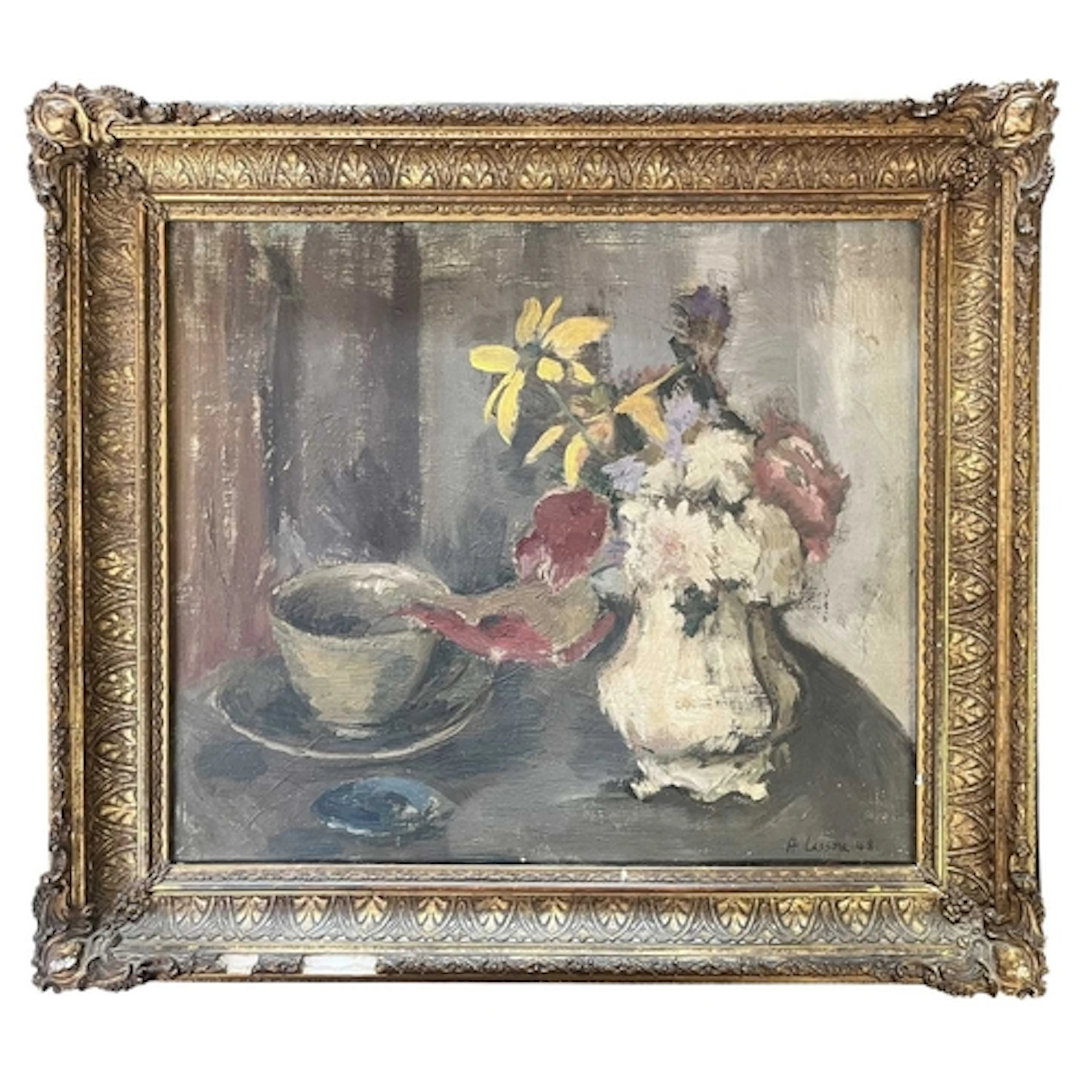 Helen Lessore (Bloomsbury School, 1907-1994) - Autumn Flower...