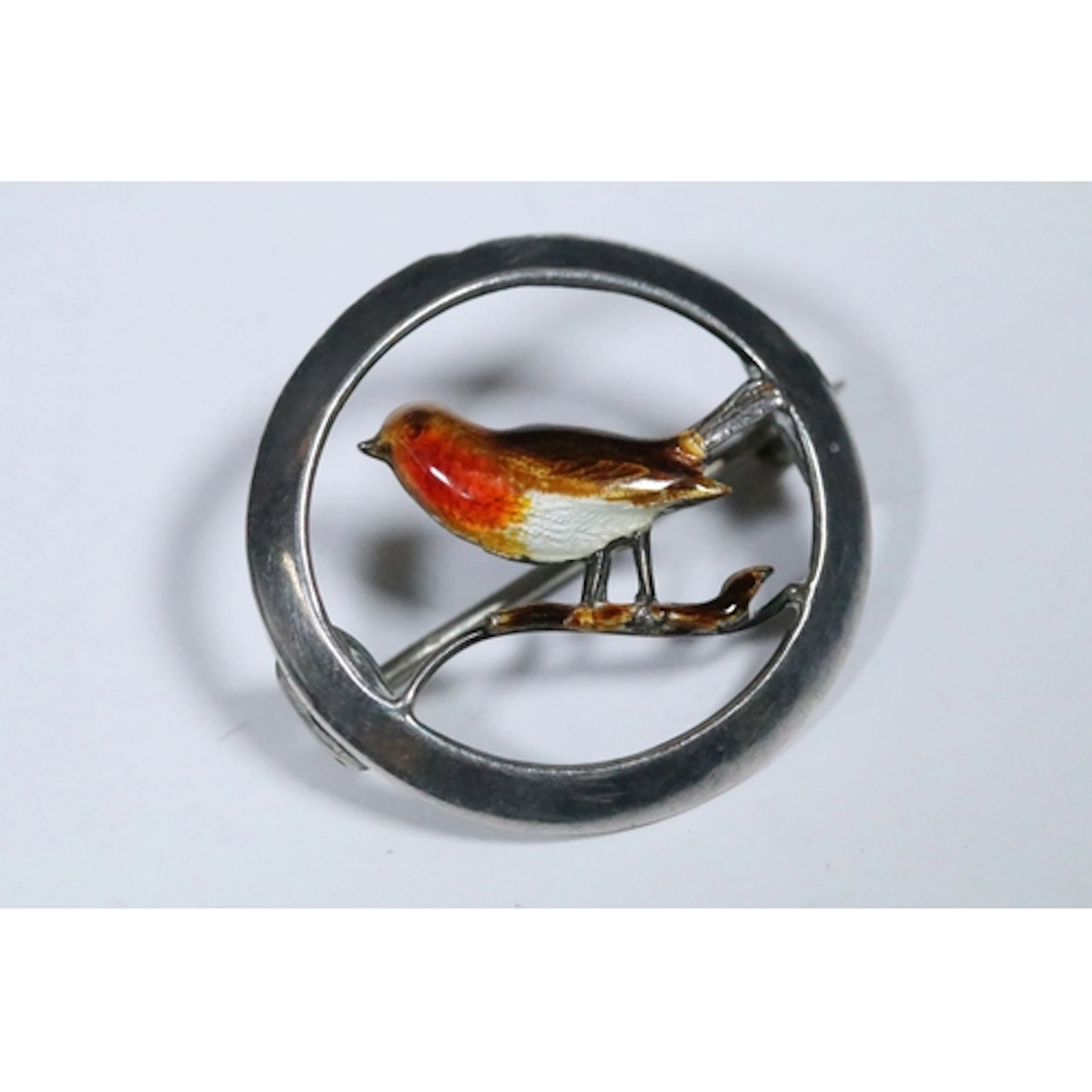 Early 20th century fully hallmarked sterling silver and enam...
