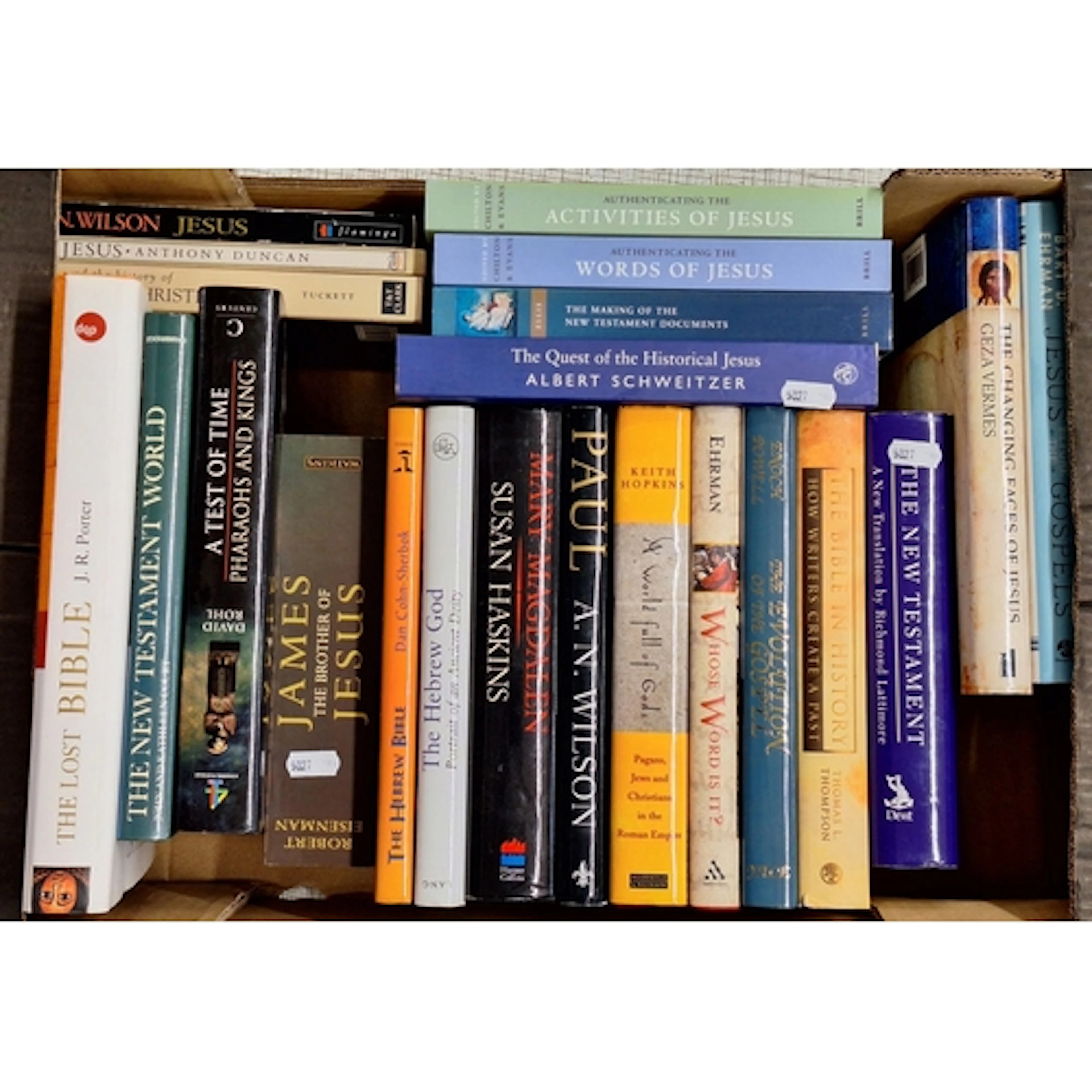 Books incl. Mary Magdalen, The Hebrew God, Who's Word is It,...