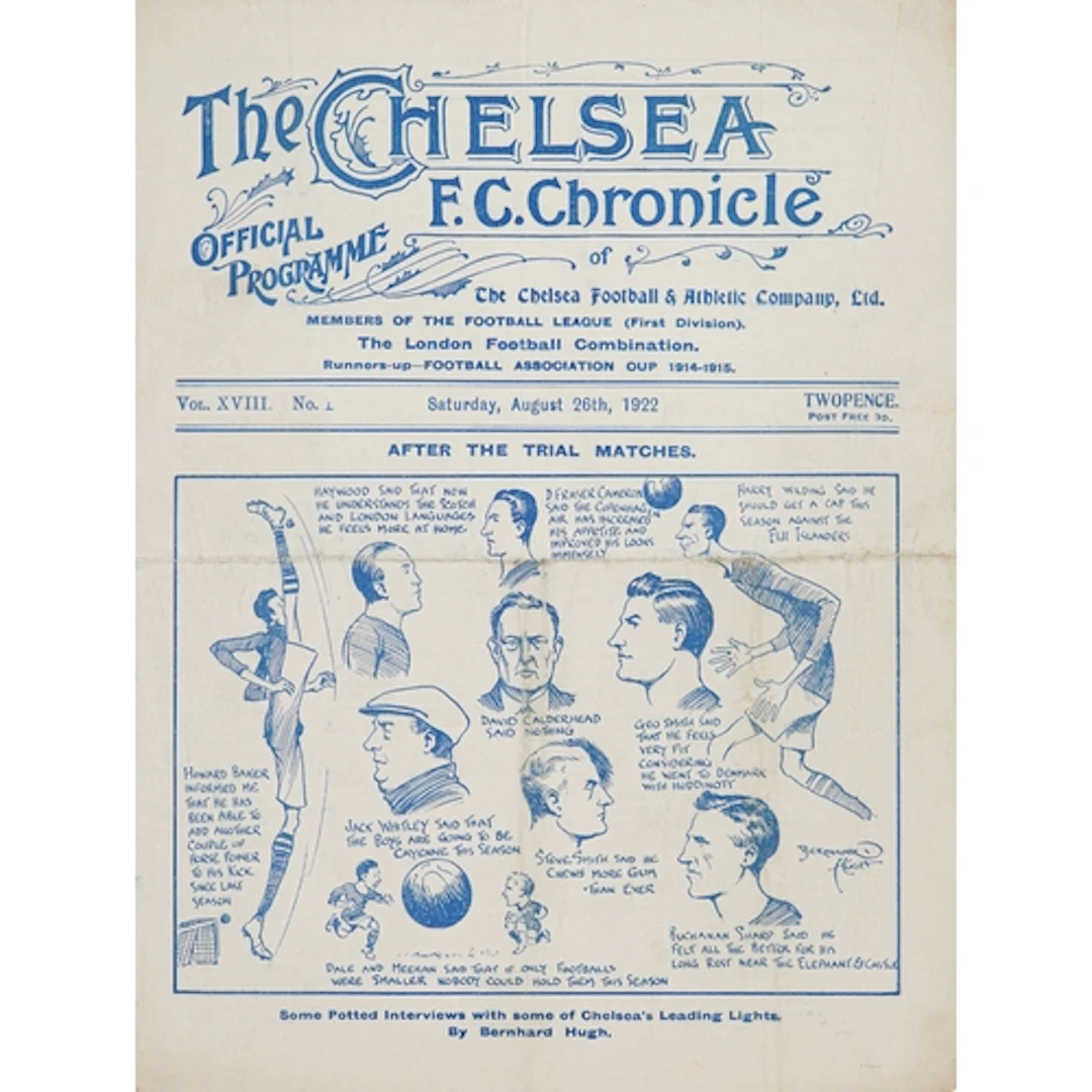 The Chelsea F.C. Chronicles official football programme - Af...