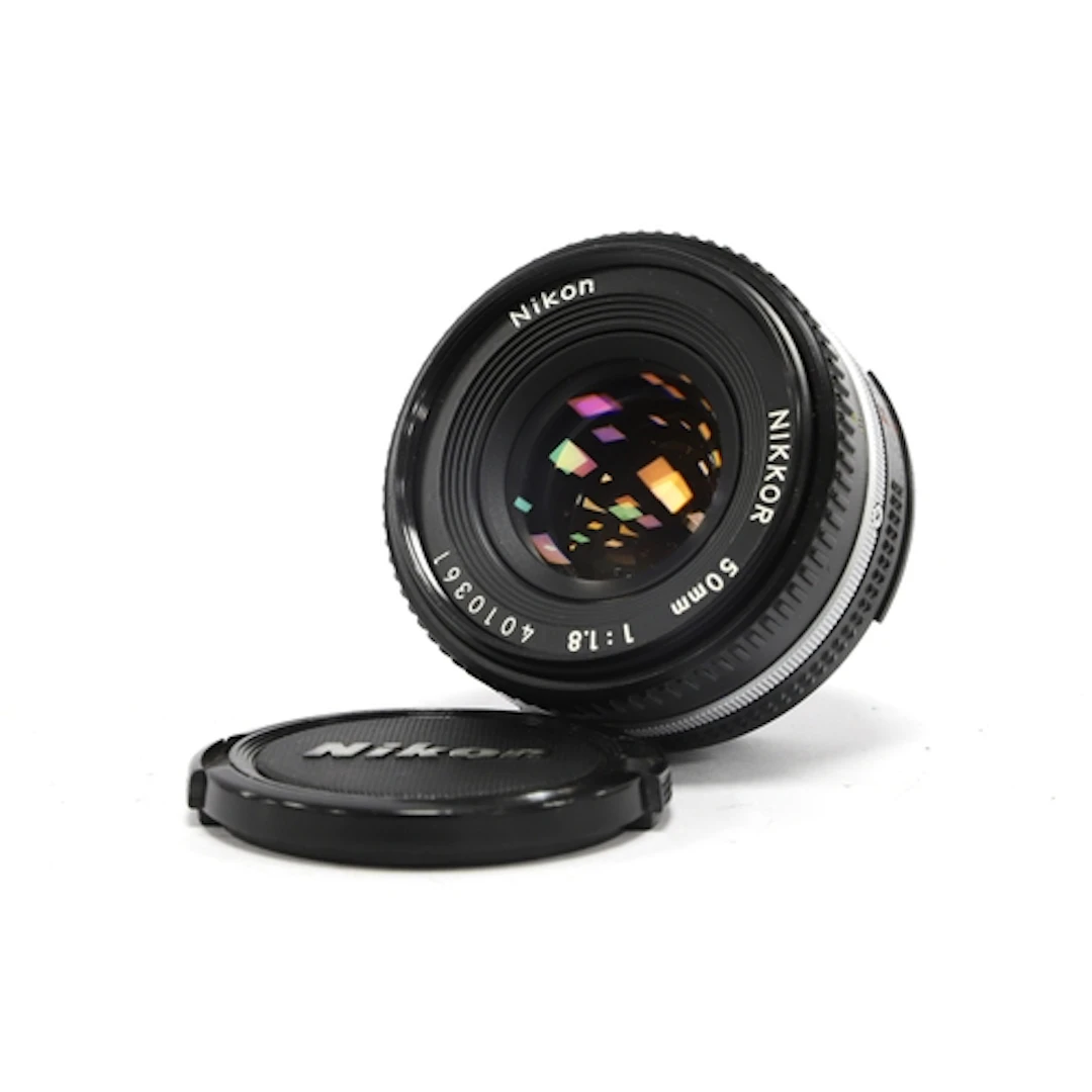 Nikon Nikkor 50mm f/1.8 Lens, Untested.