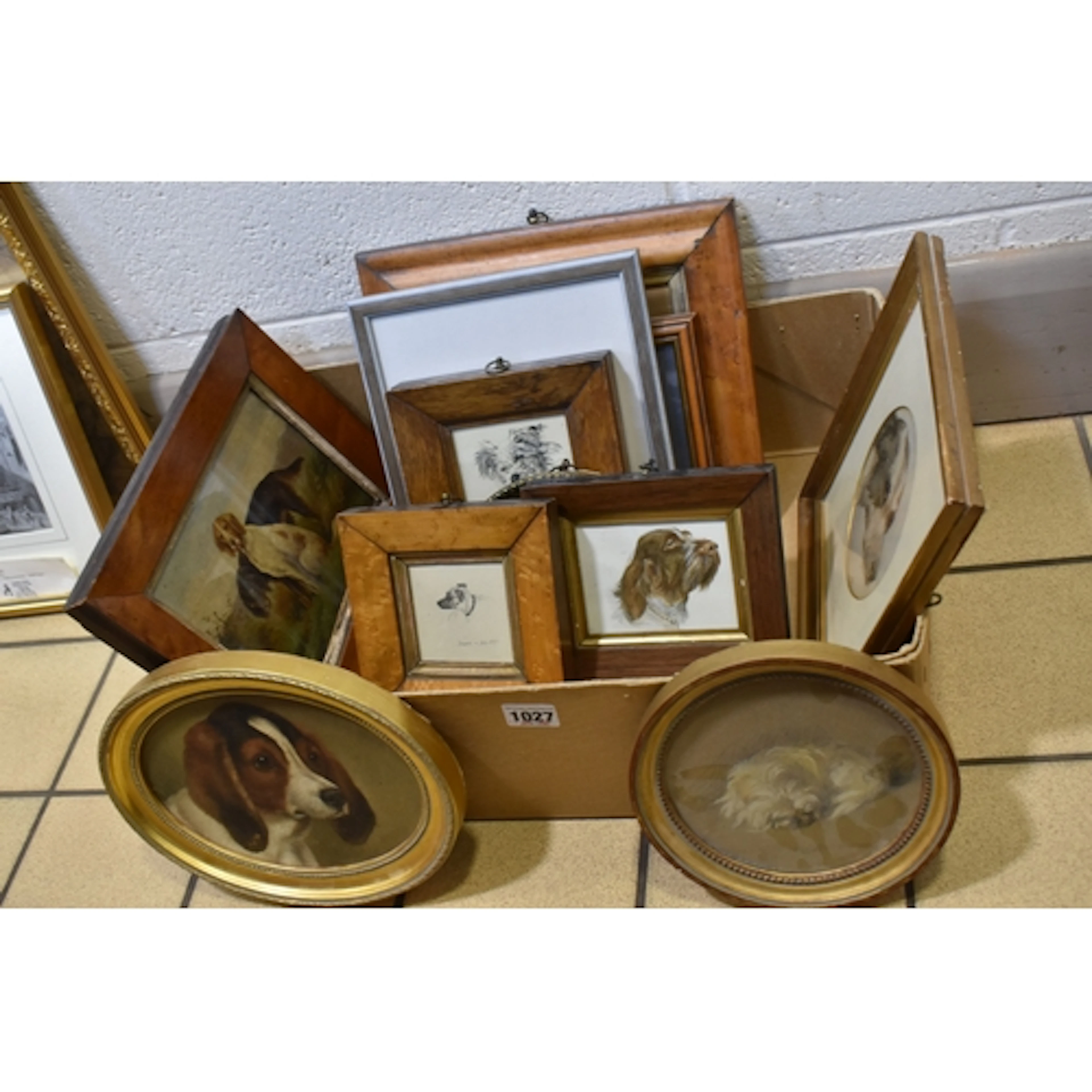 A SELECTION OF 19TH AND 20TH CENTURY DOG RELATED PICTURES, c...