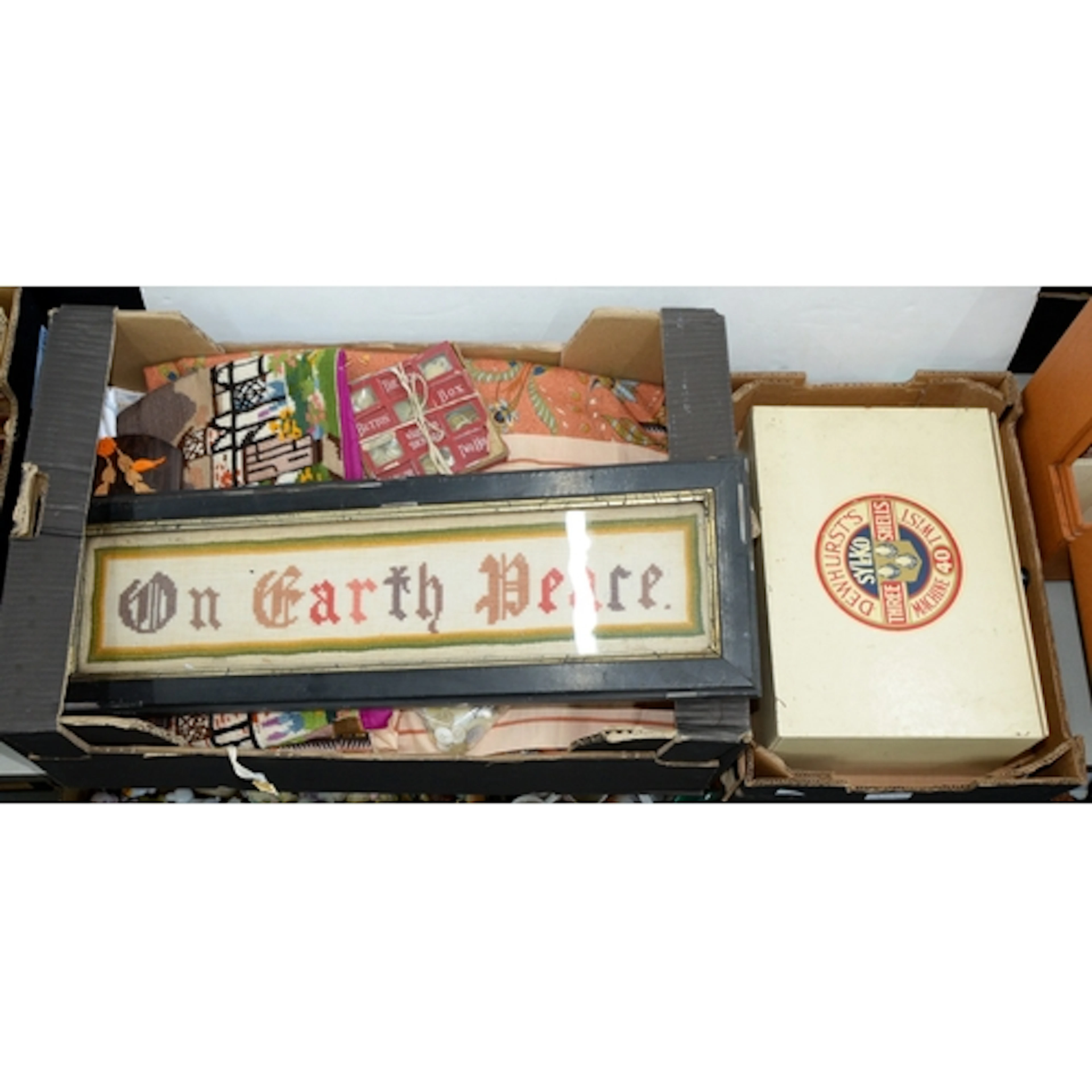 Miscellaneous vintage clothing and bygones, to include a Dew...