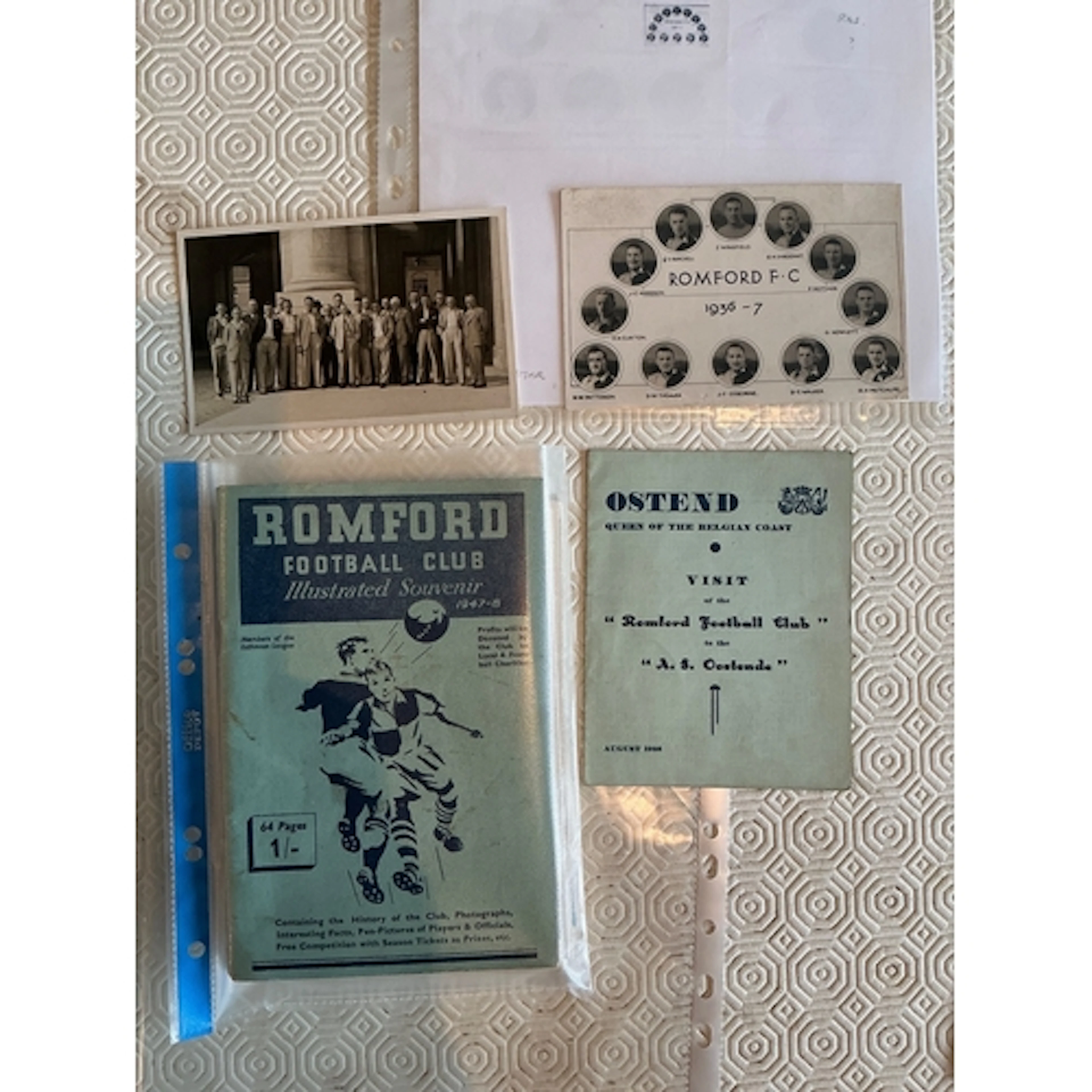 Romford Football Memorabilia Box: Possibly originating from ...