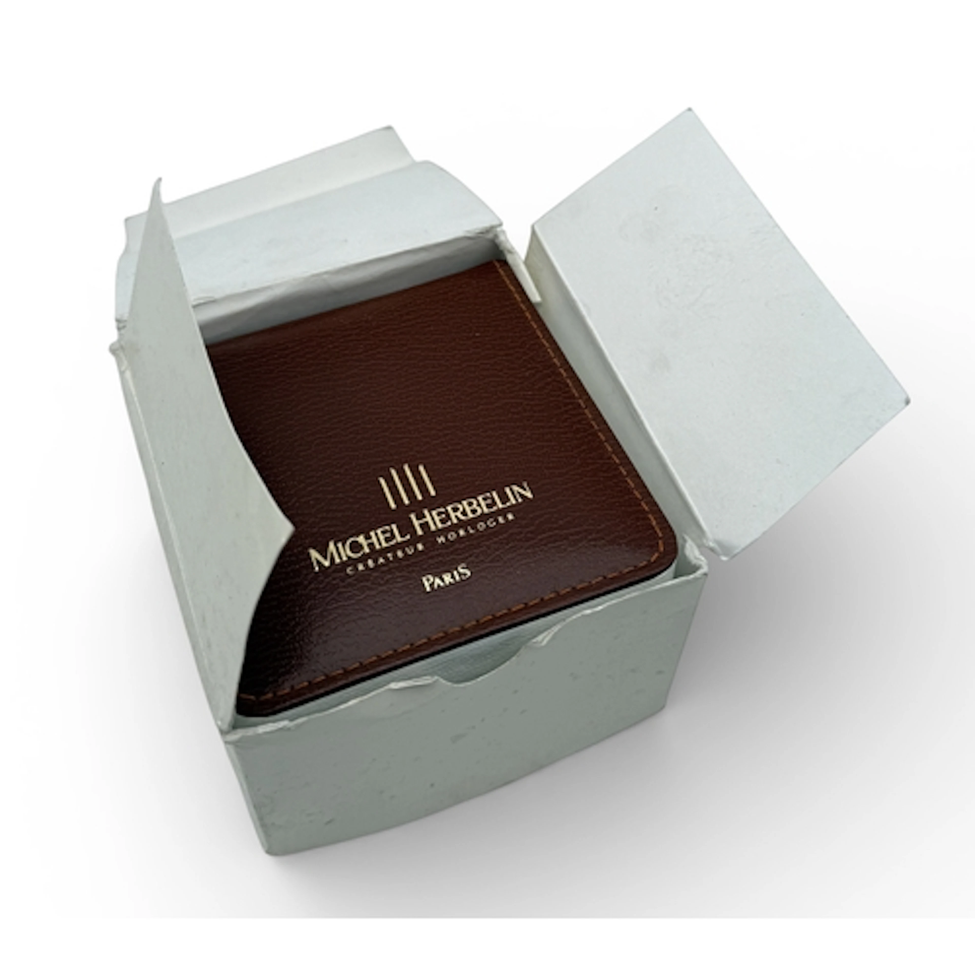 MICHEL HERBELIN, PARIS: A LADIES WATCH IN ORIGINAL CASE...