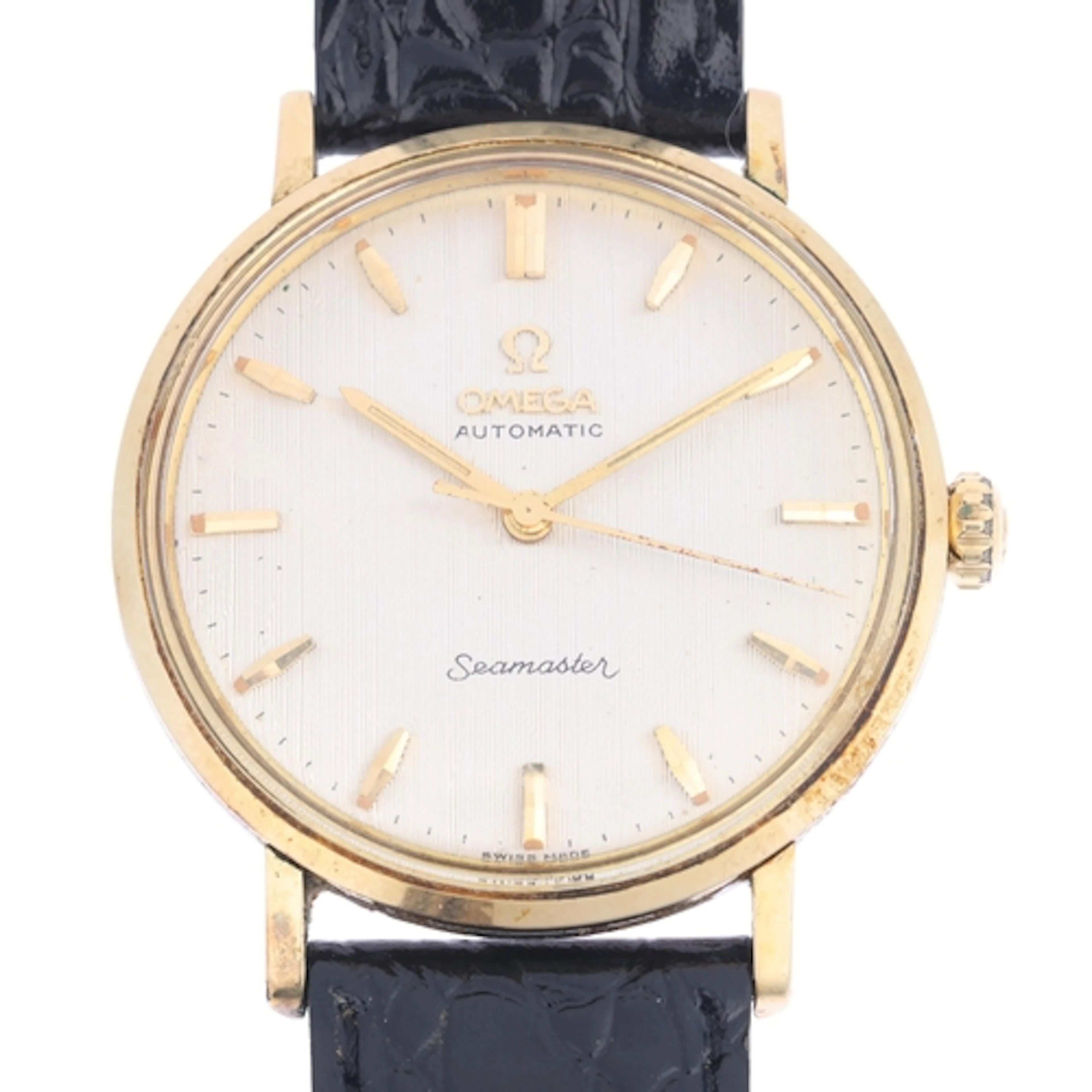 OMEGA - a Vintage gold plated stainless steel Seamaster auto...