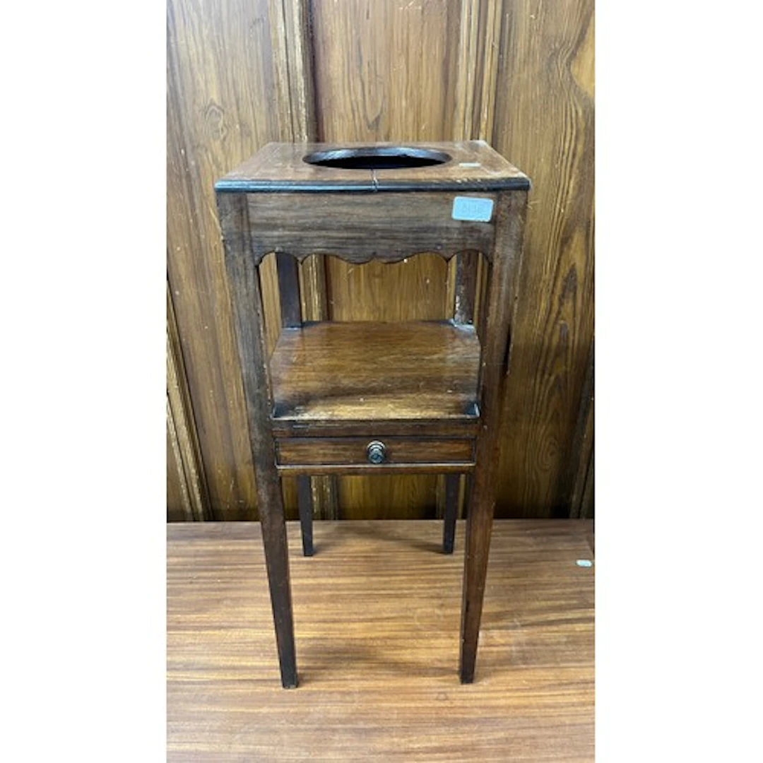 Mahogany wash stand with single drawer
