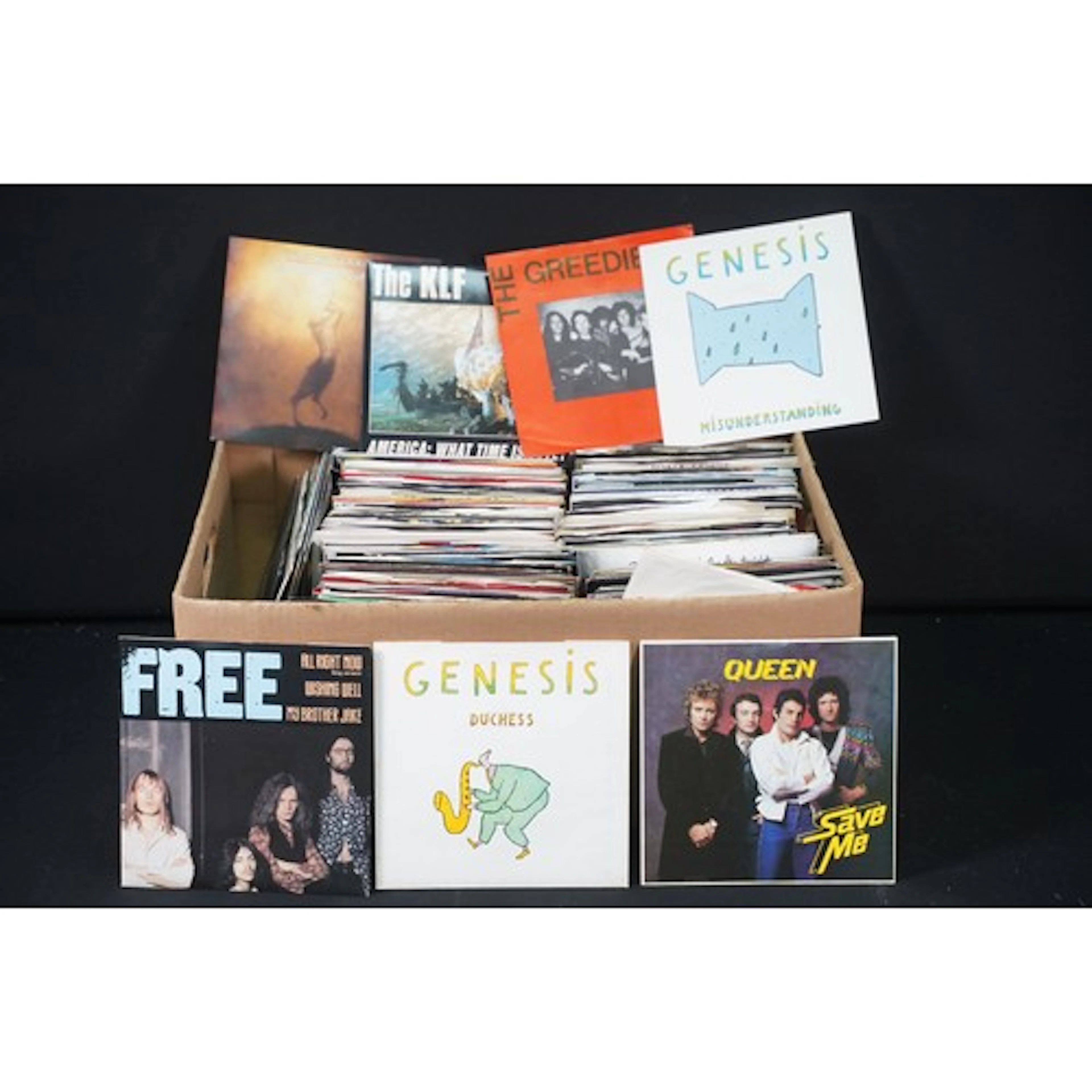 Vinyl - Over 250 Rock & Pop 7" singles to include Pink Floyd...