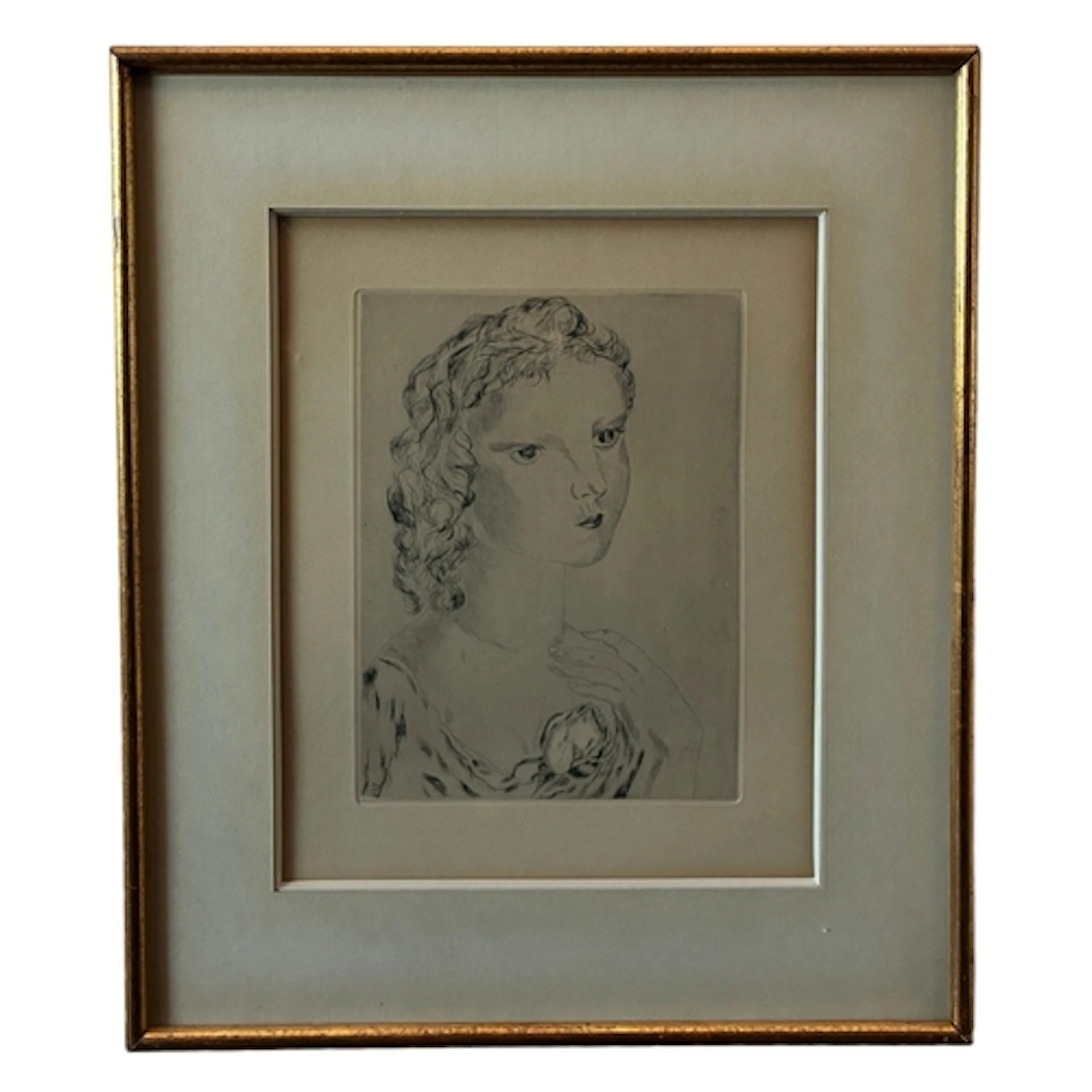 Léonard Tsuguharu Foujita (1886-1968) - Jeune Fille avec une...