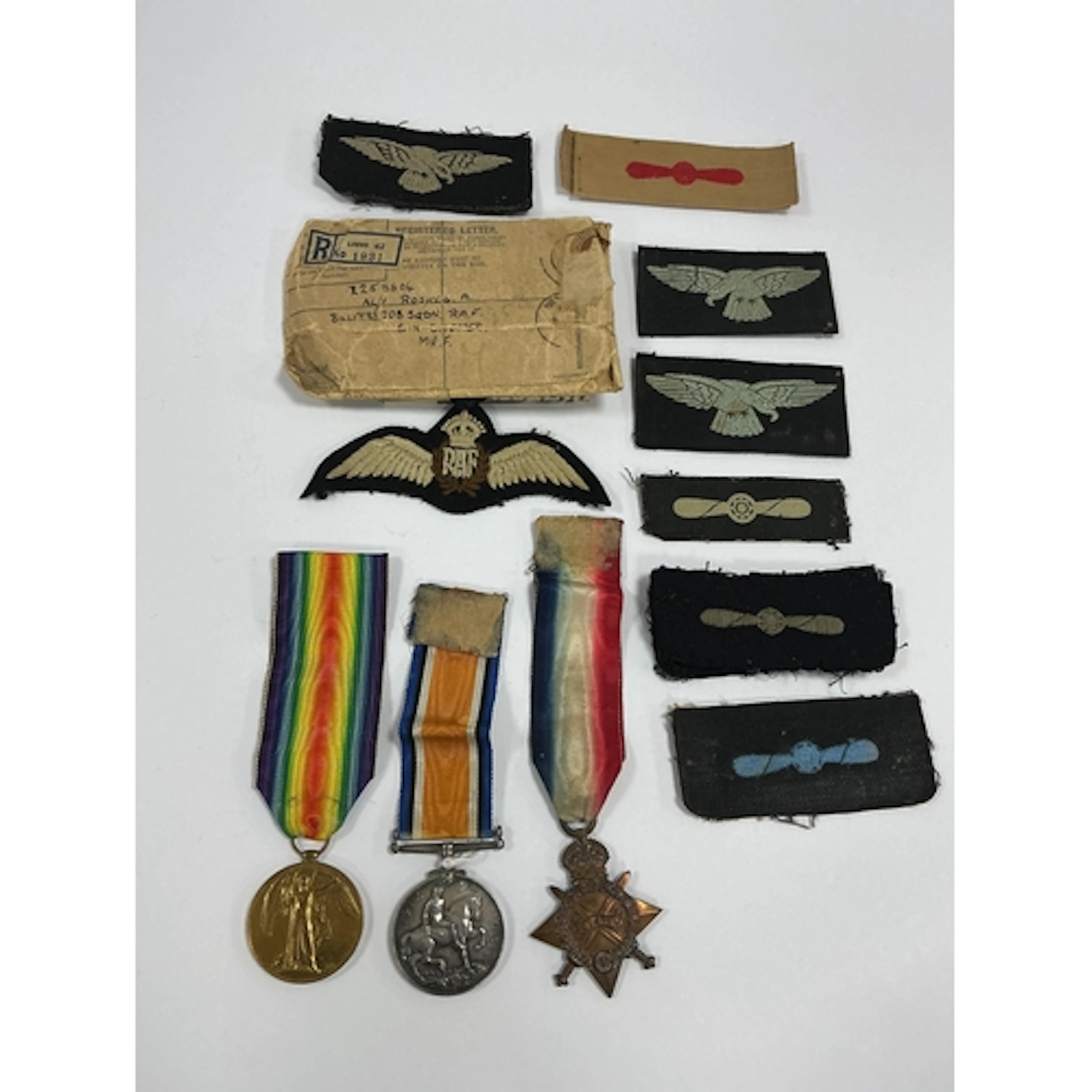 WWI Royal Artillery Medal Trio, comprising 1914 - 15 Star, B...