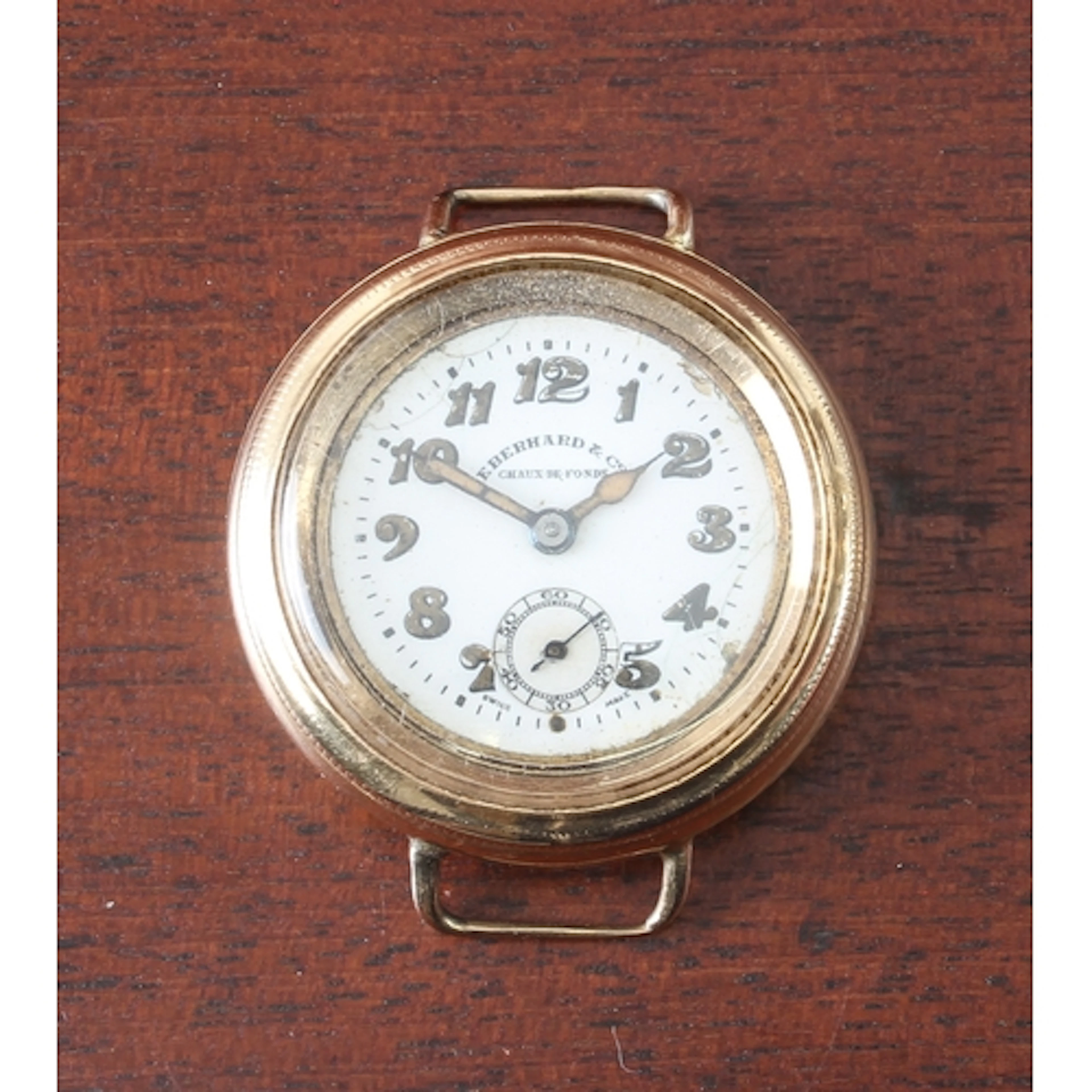 An early 20th century Eberhard & Co. 18ct gold gentleman's m...