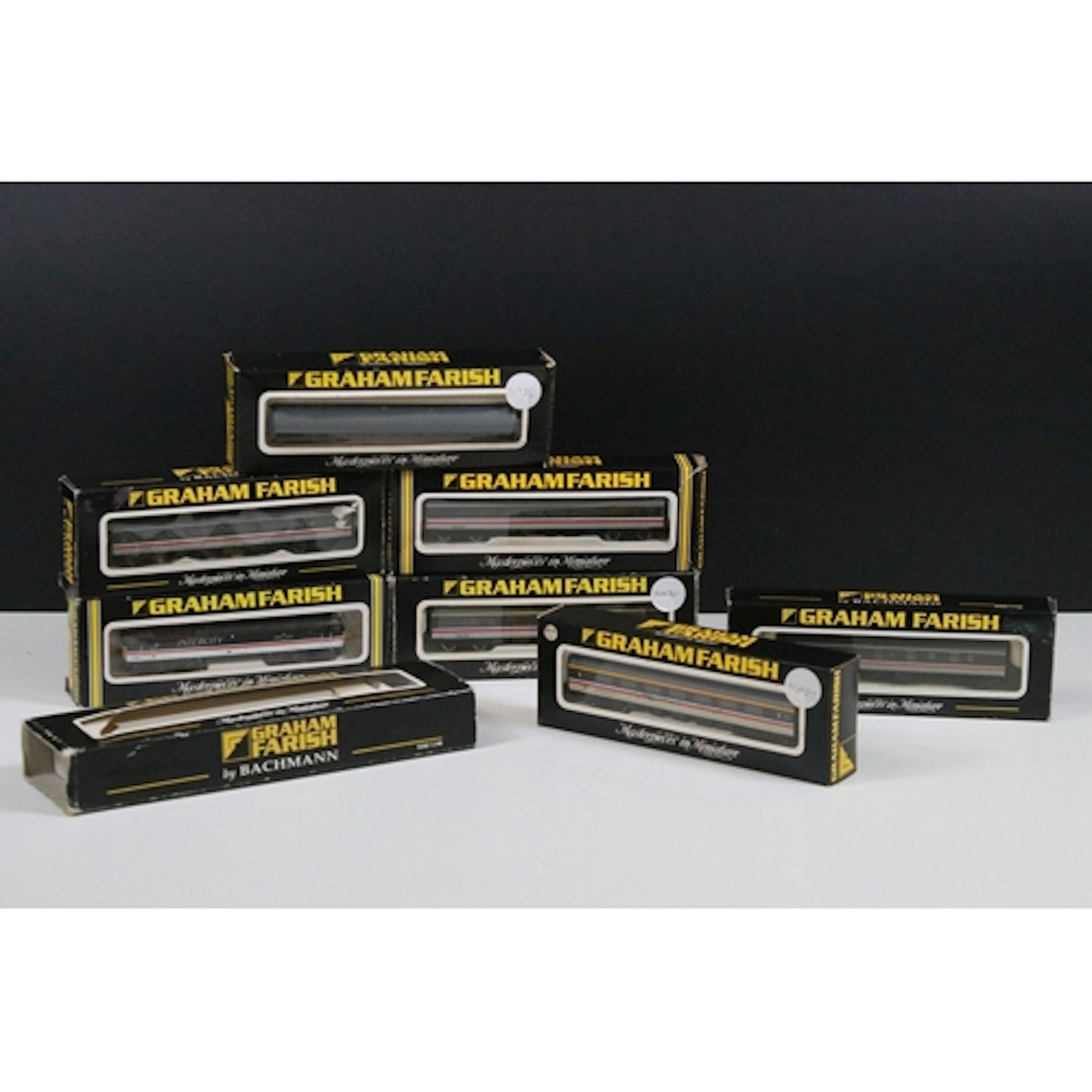 Eight Graham Farish N gauge InterCity items to include 2 x l...