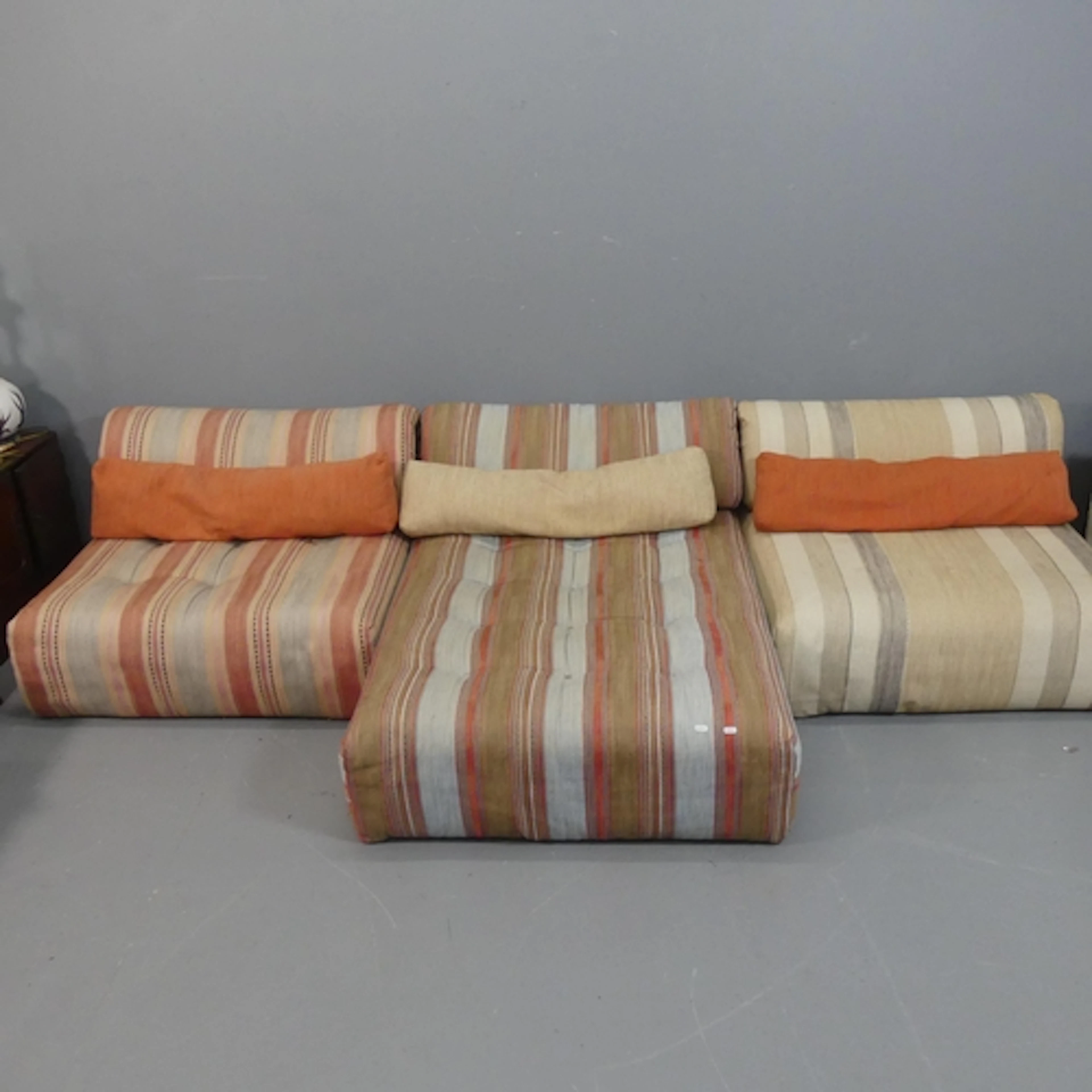 Roche Bobois - A three-section Voyage Immobile modular sofa,...