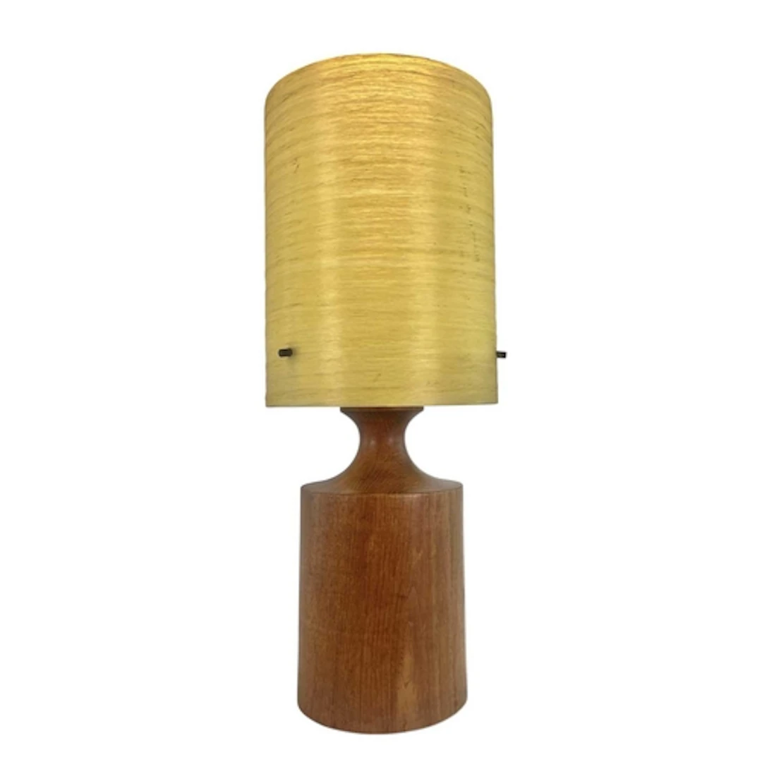 A retro mid 20th century Space Age teak and spun fibreglass ...
