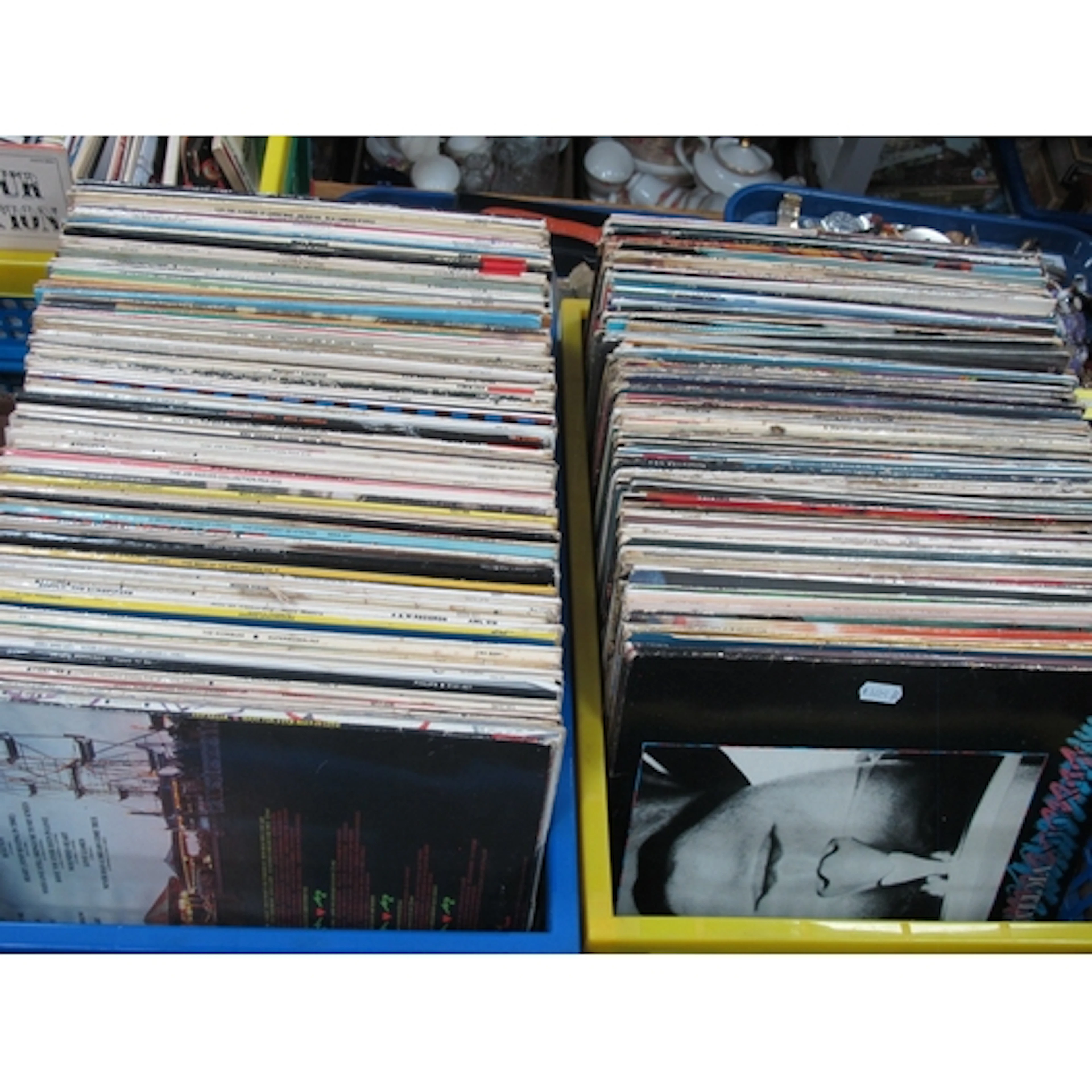 Quantity of LP vinyl records, in mixed genres, Including Elt...