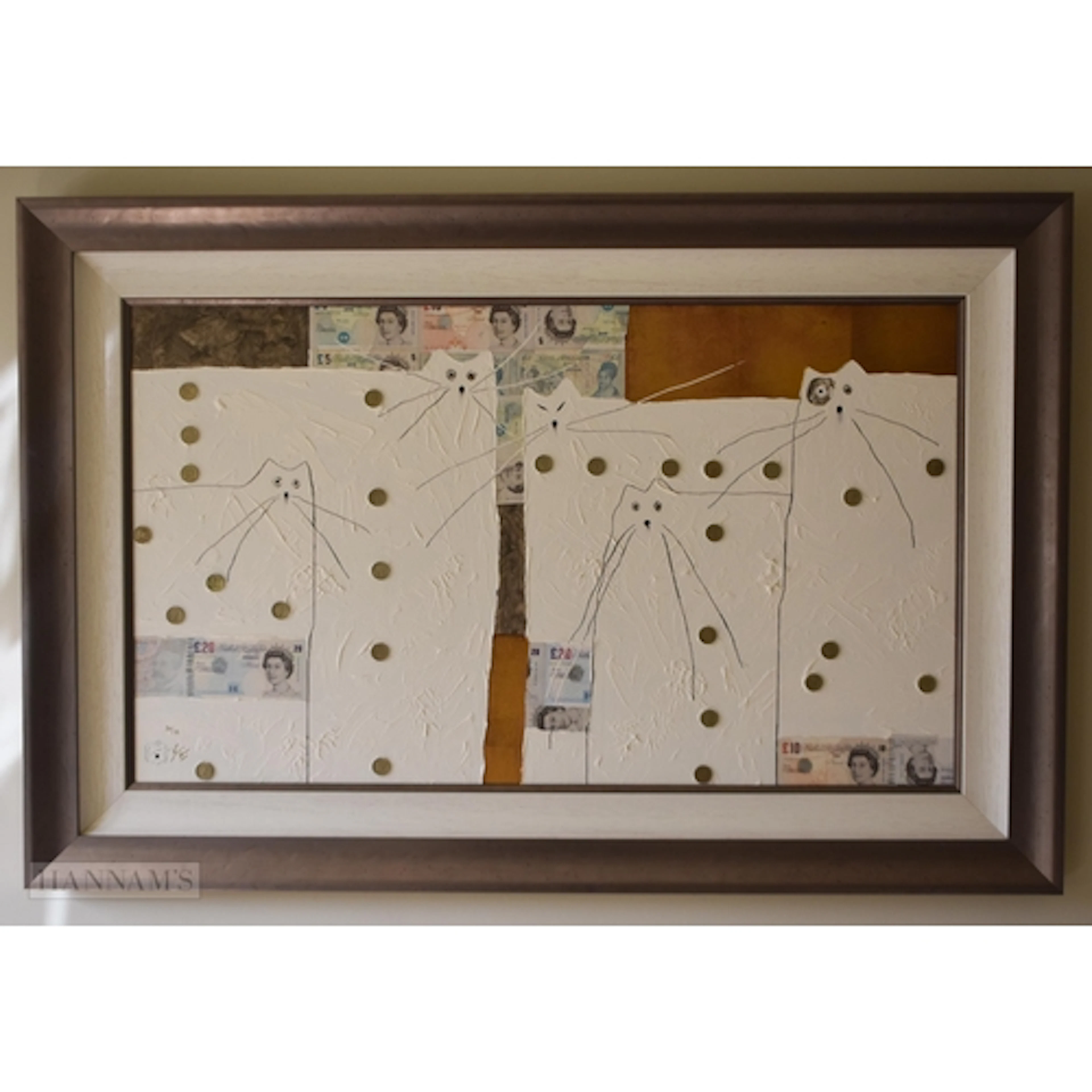 Govinder Nazran (1964-2008) A framed hand embellished giclee...