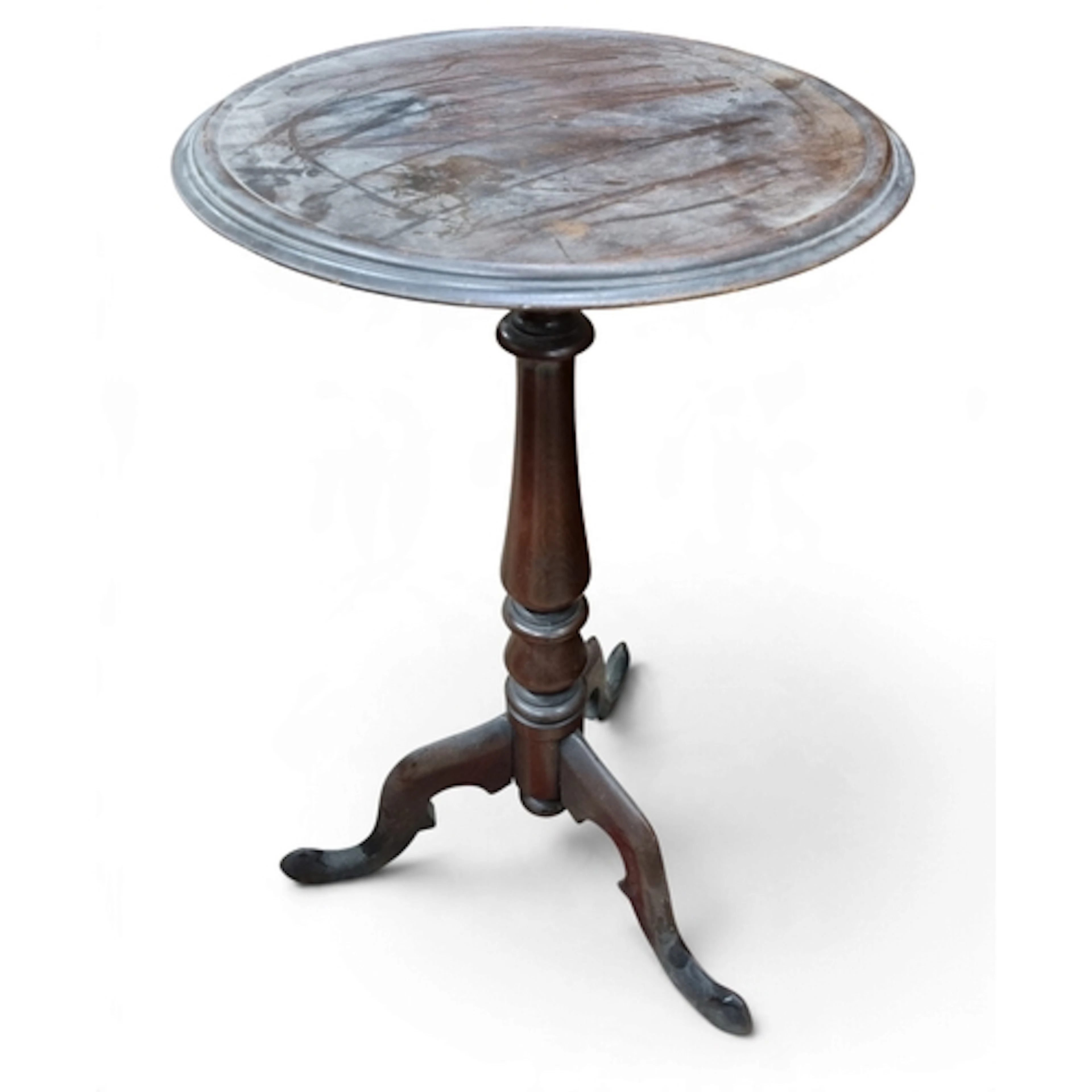 A 19th Century Mahogany circular Supper Table with gallery t...